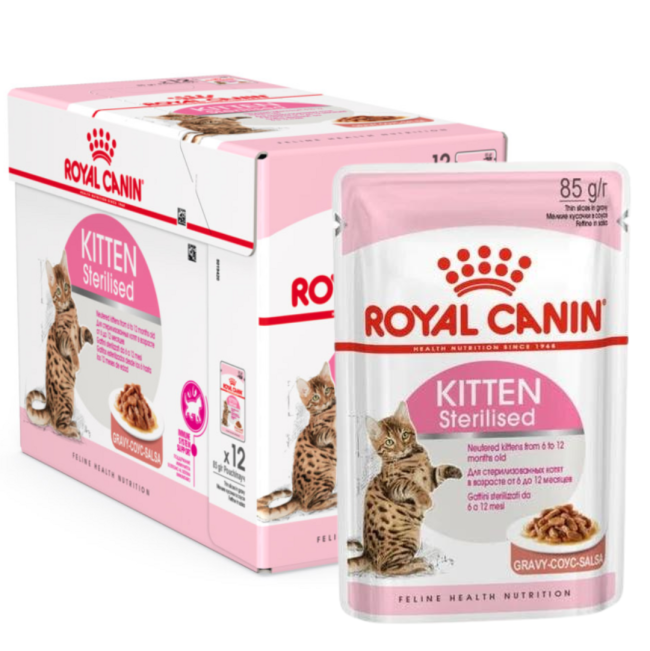 Royal Canin Kitten Sterilised Feine Stückchen In Sauce 12x85g Ab 1,69