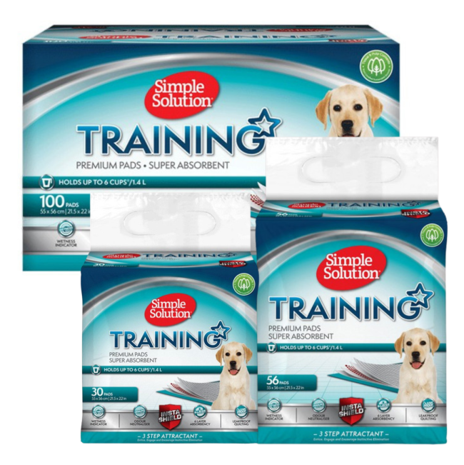Buy Simple Solution Puppy Training Pads Online | ePETstore
