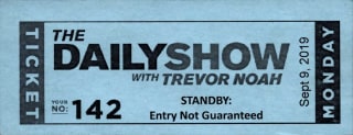 The Daily Show ticket