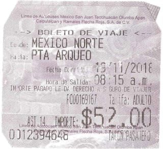 Boleto de viaje