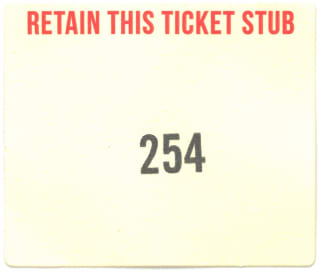 Retain This Ticket Stub