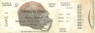 Temple Owls vs Penn State