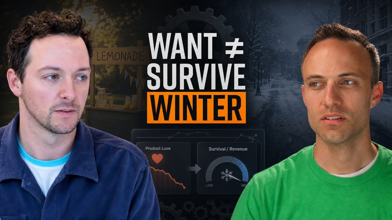 Talk to users, ship live demos, and build durable products with Michael Grinich YouTube thumbnail