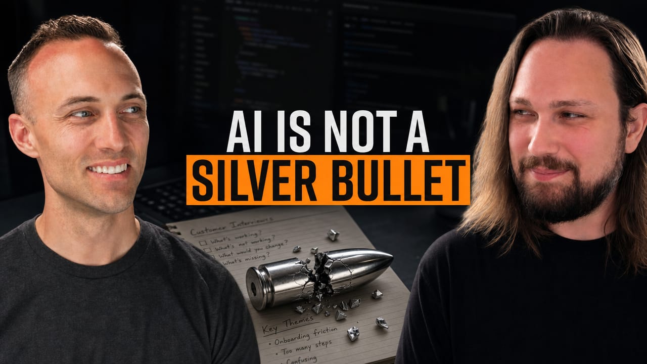 AI is a tool, not a silver bullet - product discovery with Peppe Silletti YouTube thumbnail