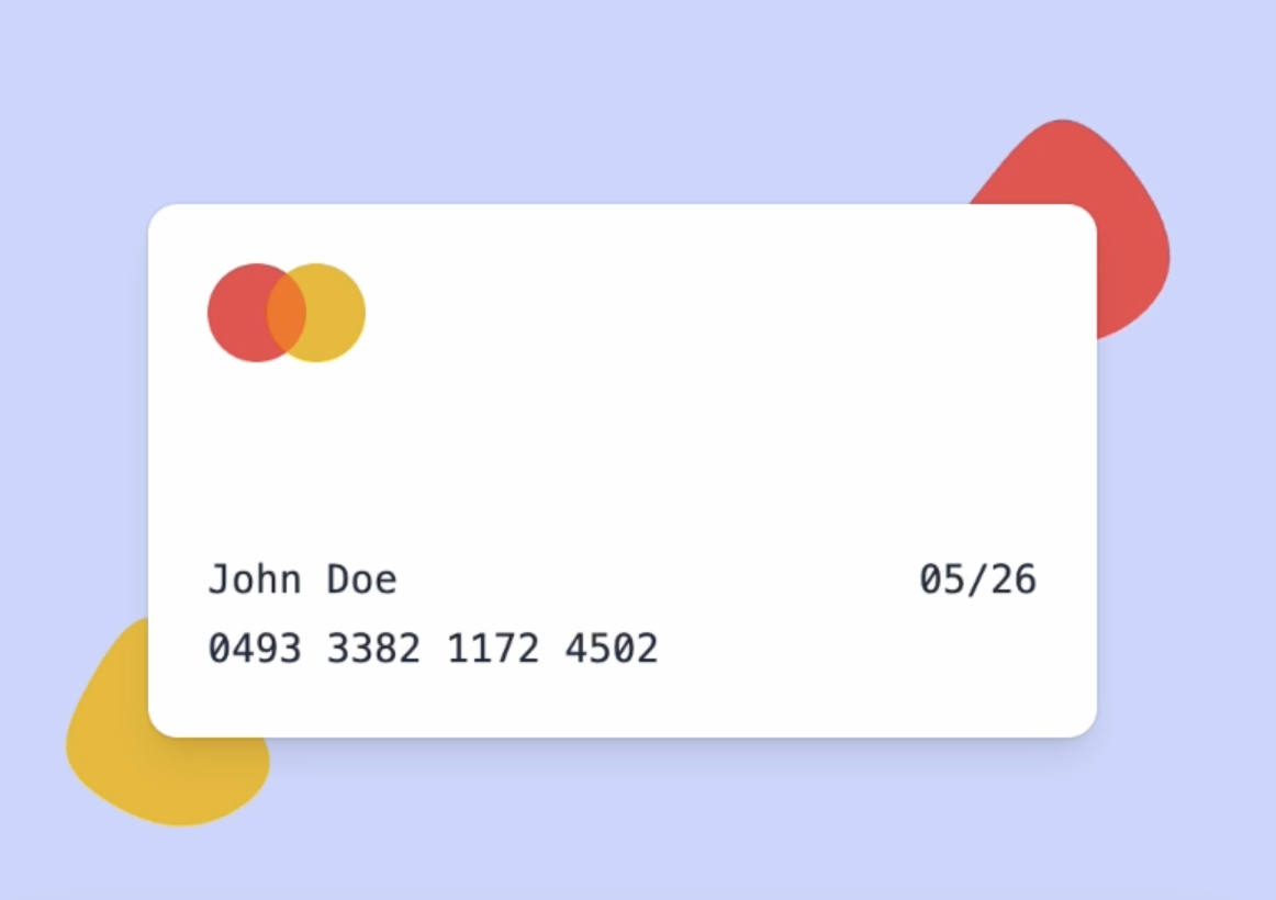 Credit Card UI