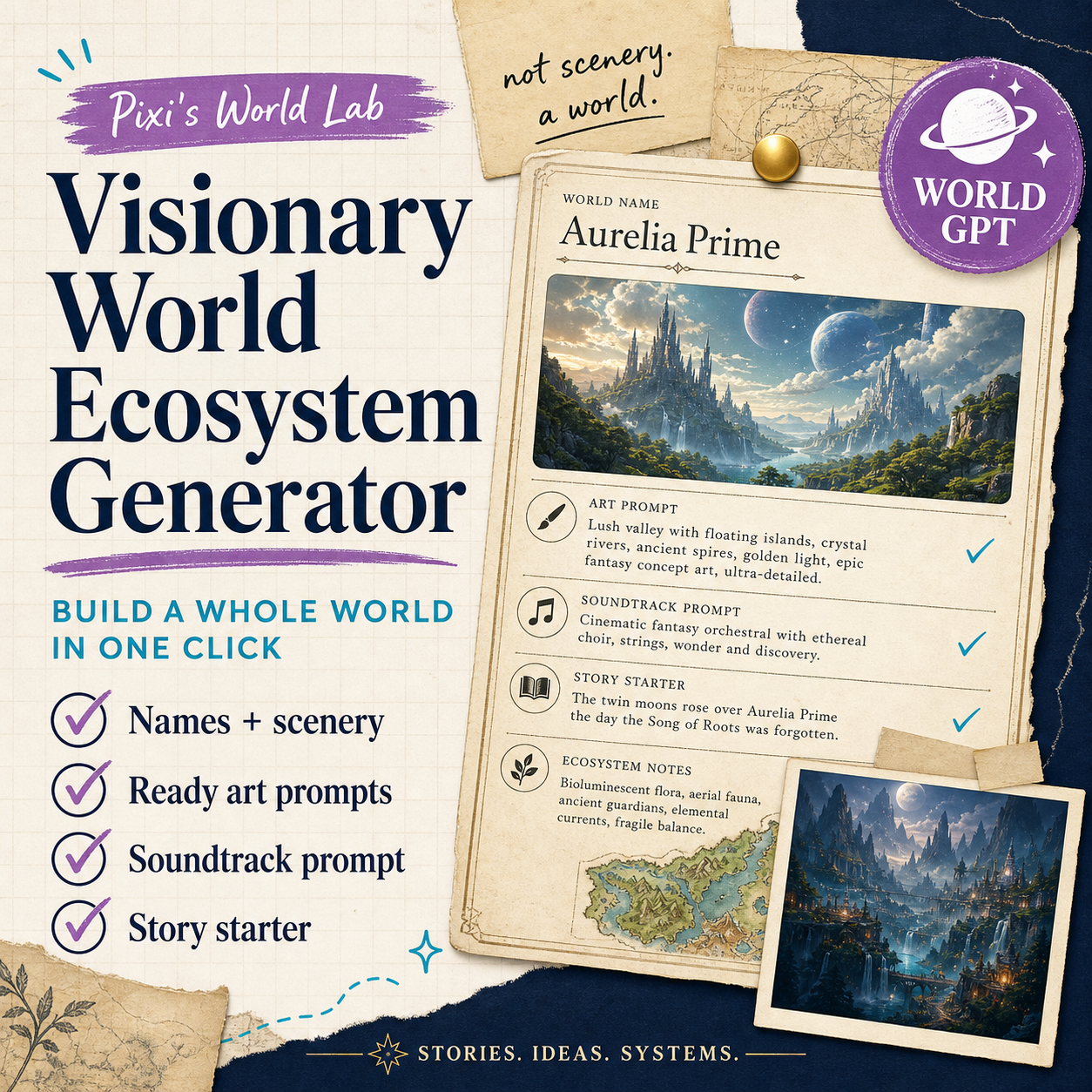 Visionary World Ecosystem Generator