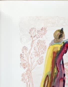 Salvador Dali - The Purgatory, Canto 27 - The Last Words of Virgil, 1960 - Image 2