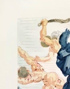 Salvador Dali - The Inferno, Canto 15 - The Hard Margins, 1960 - Image 2