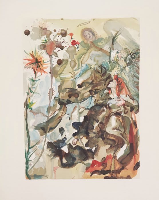 Salvador Dali - The Paradise, Canto 25 - St. James of Hope, 1960