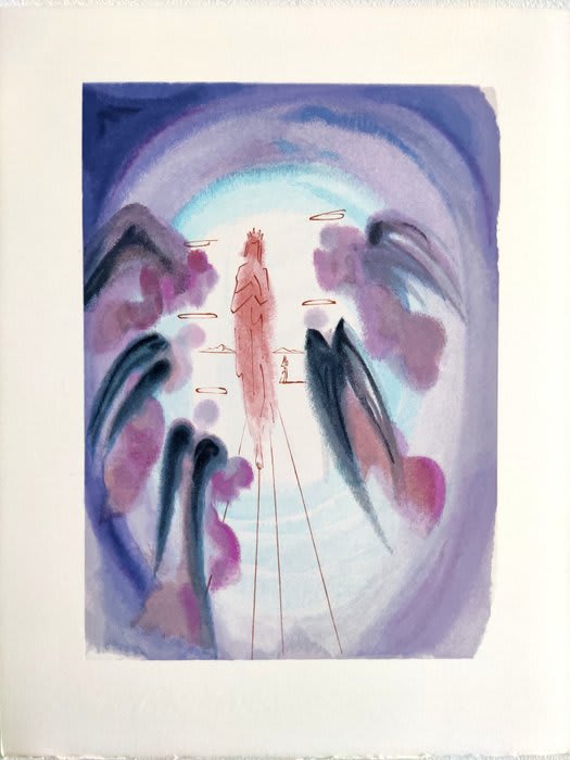 Salvador Dali - The Paradise, Canto 24 - The Joy of the Blessed, 1960