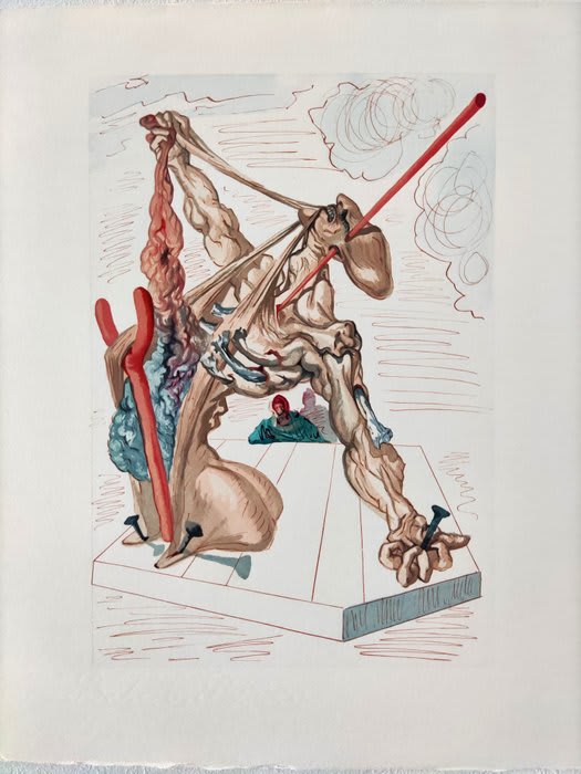 Salvador Dali - The Inferno, Canto 29 - The Personators, 1960