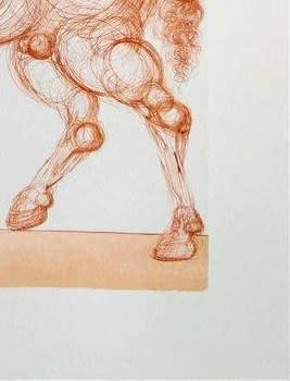 Salvador Dali - The Inferno, Canto 25 - The Centaur, 1960 - Image 5