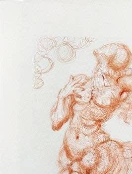 Salvador Dali - The Inferno, Canto 25 - The Centaur, 1960 - Image 2