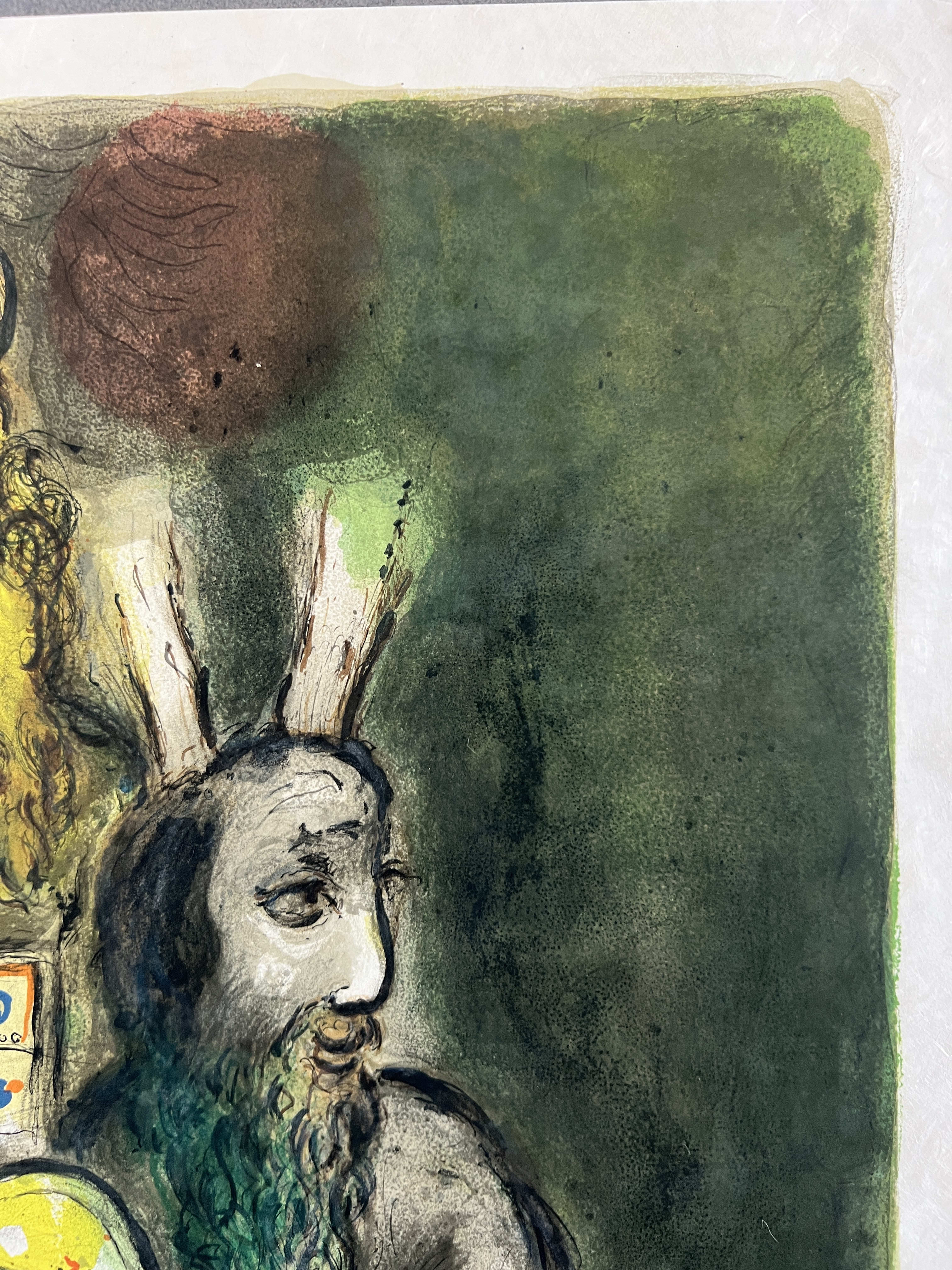 Marc Chagall - Moreover they made garments of ministration to minister in the Sanctuarie; they made also the holy garments for Aaron, as the Lorde had commanded Moses, 1966 - Image 3