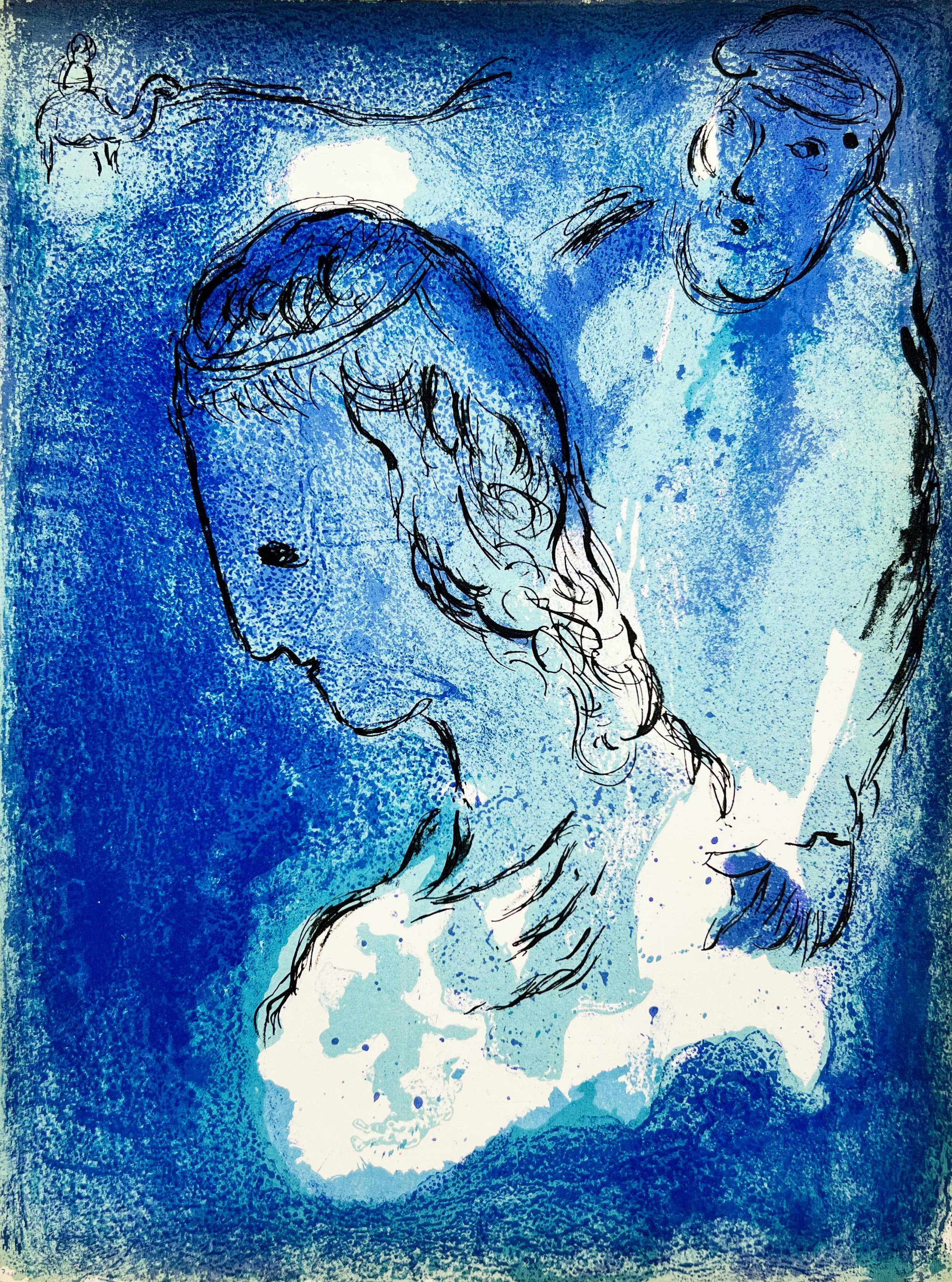 Marc Chagall - Abraham und Sarah, 1956