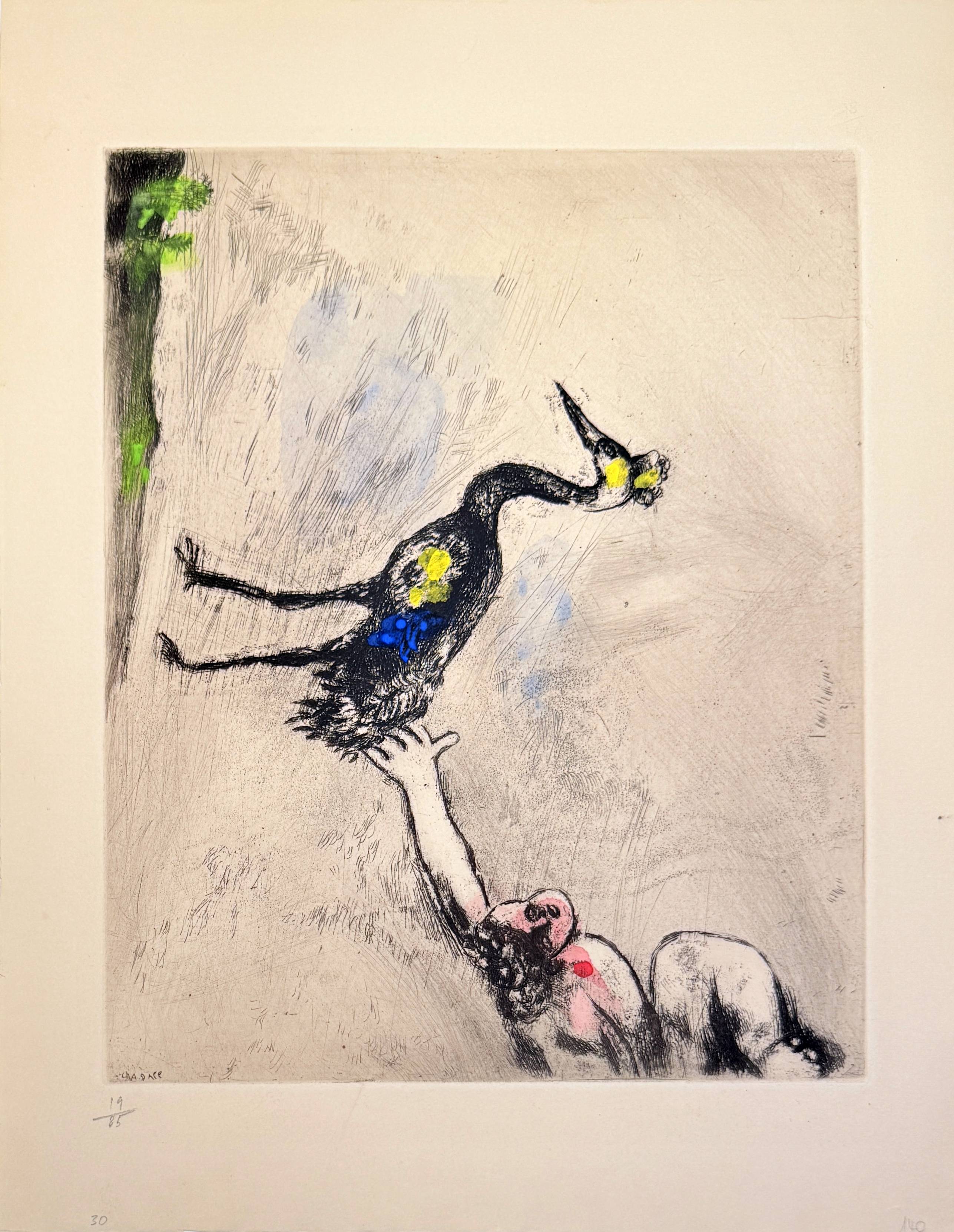 Marc Chagall - Les Grenouilles qui demandent un Roi, 1954