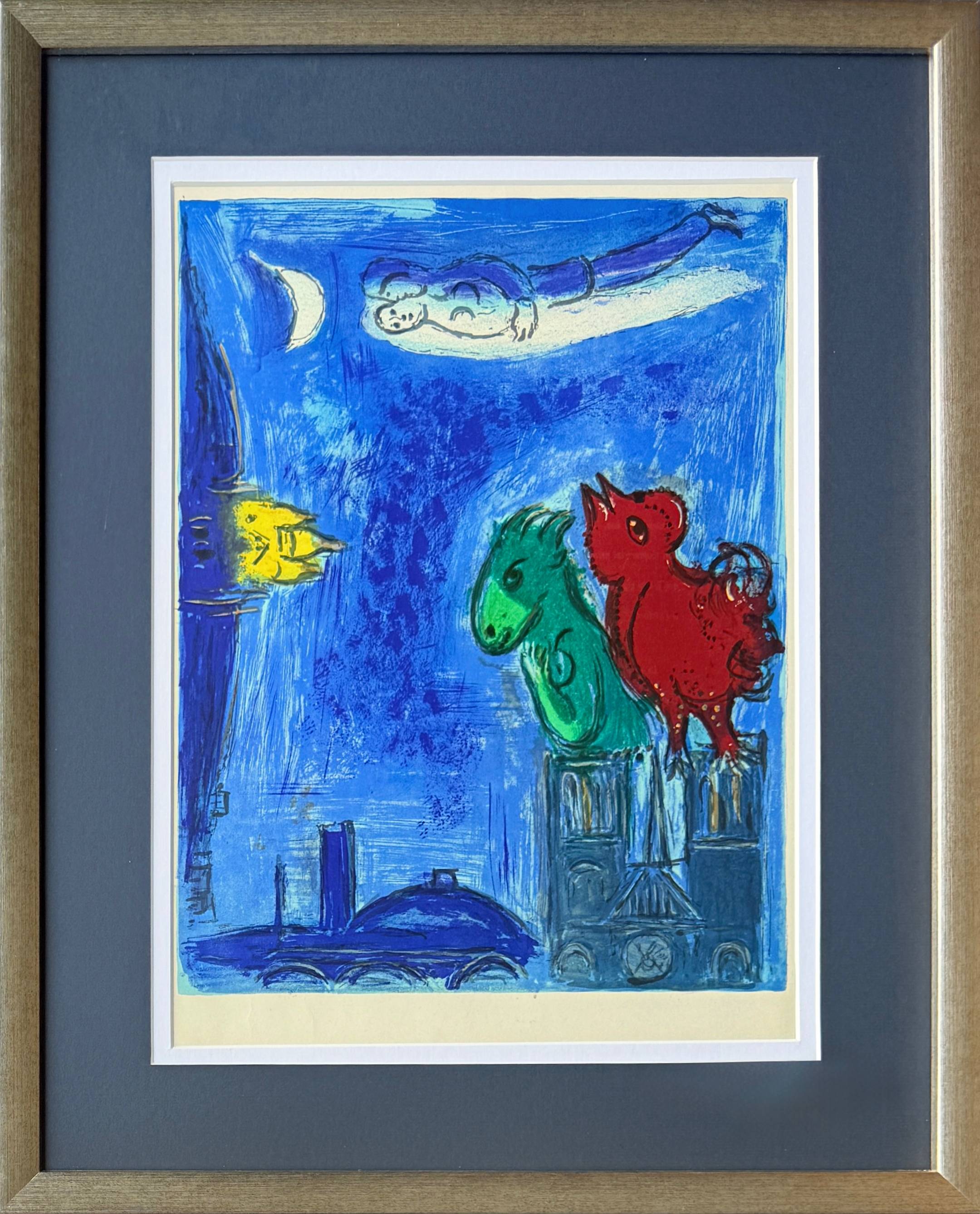 Marc Chagall - Les Monstres de Notre-Dame, 1954