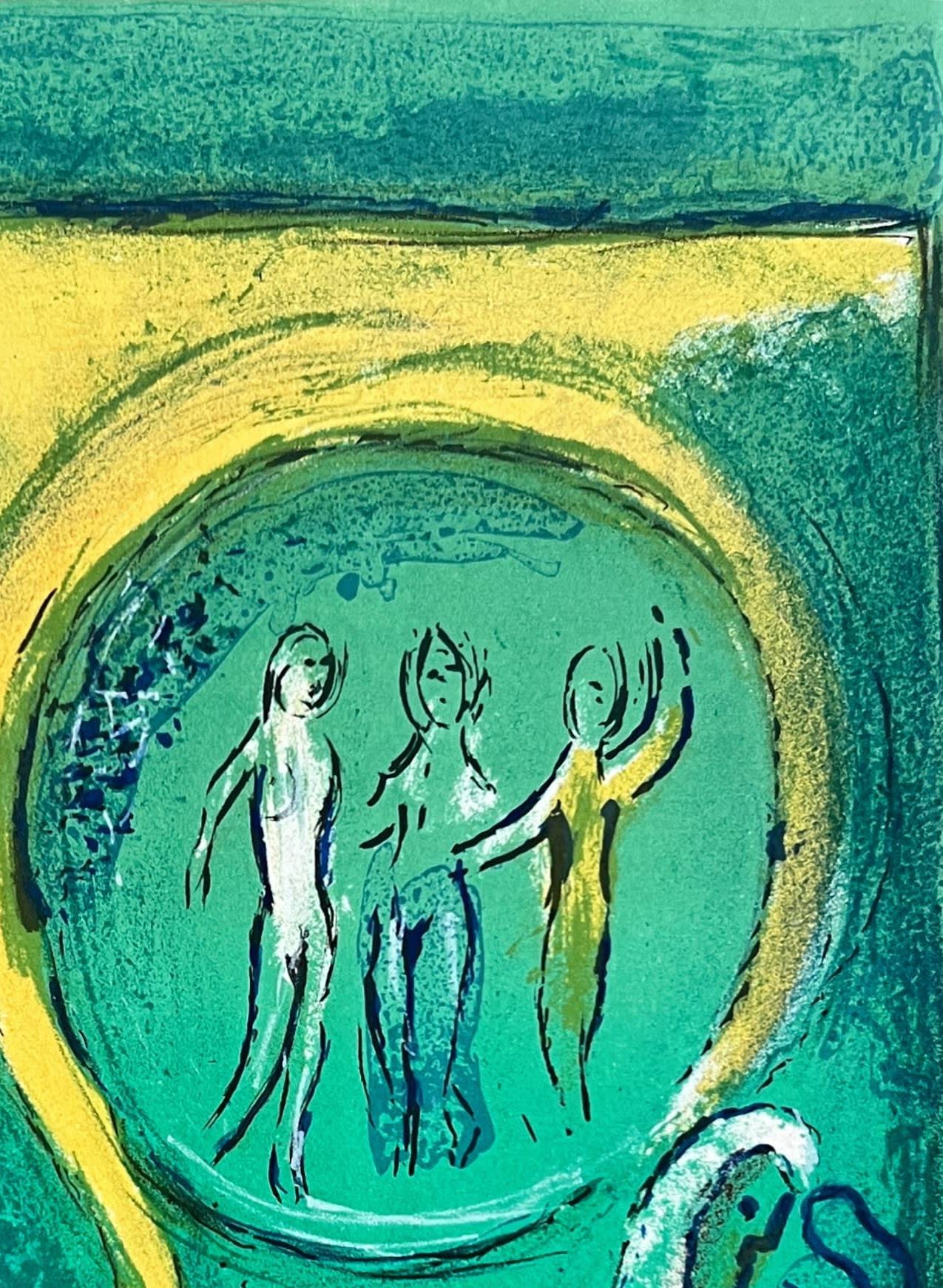 Marc Chagall - Le Carrousel du Louvre, 1954 - Image 3