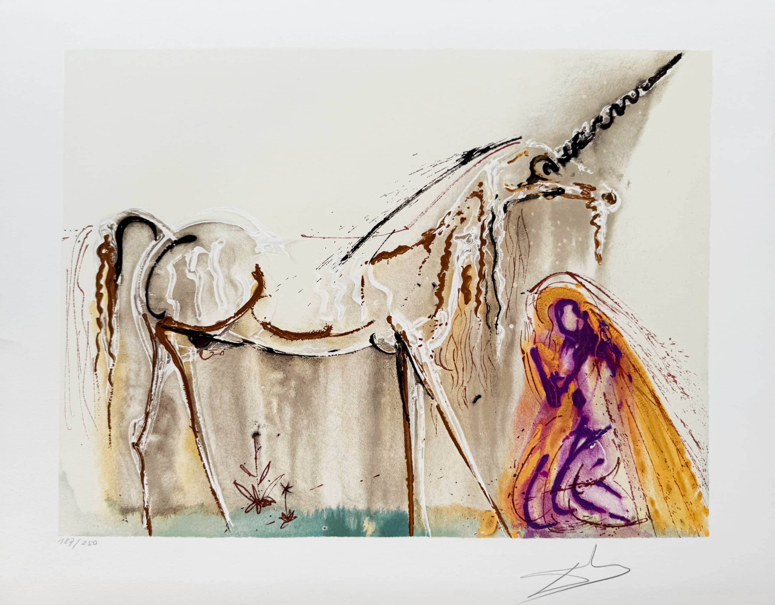 Salvador Dali - La licorne, 1970