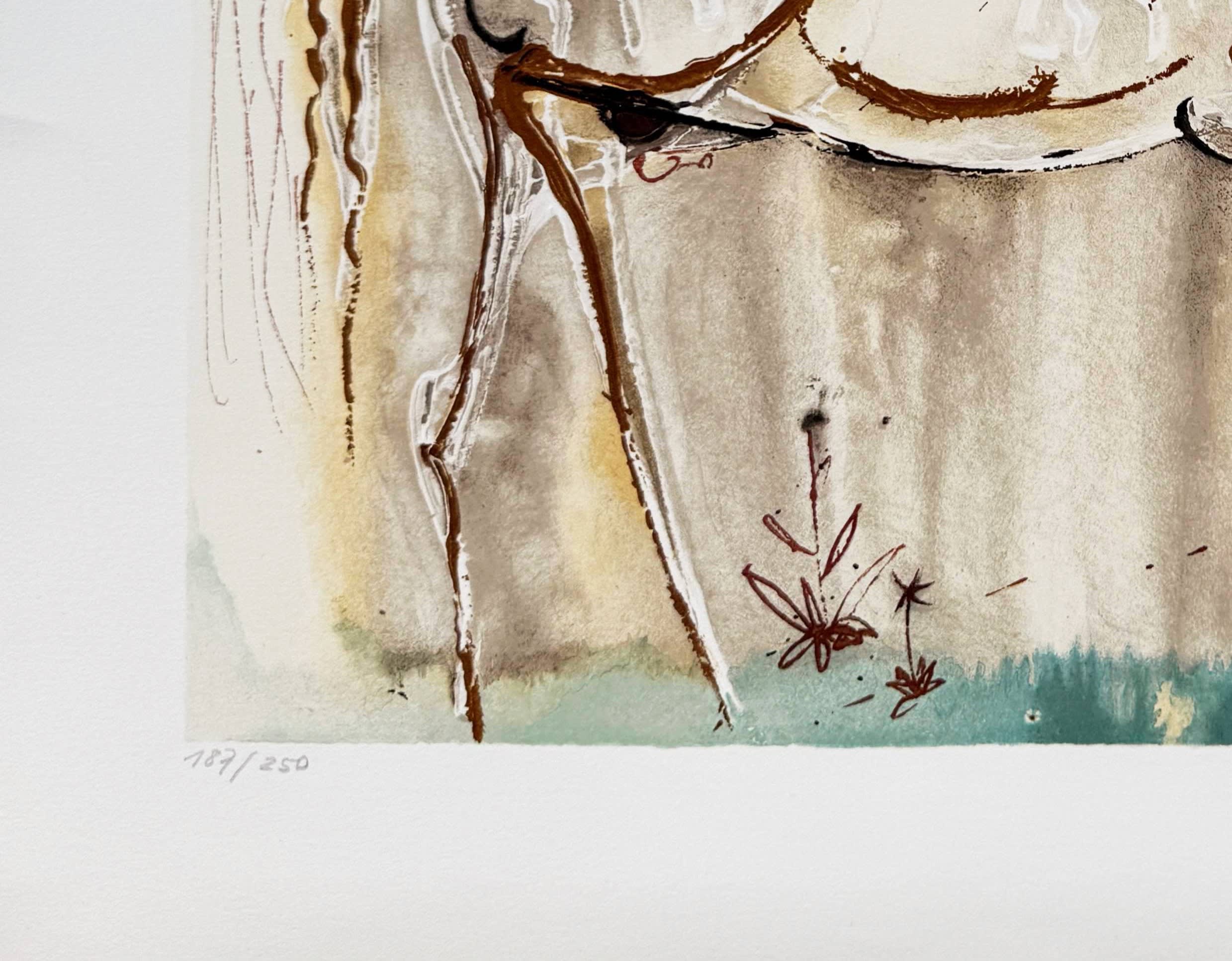 Salvador Dali - La licorne, 1970 - Image 4