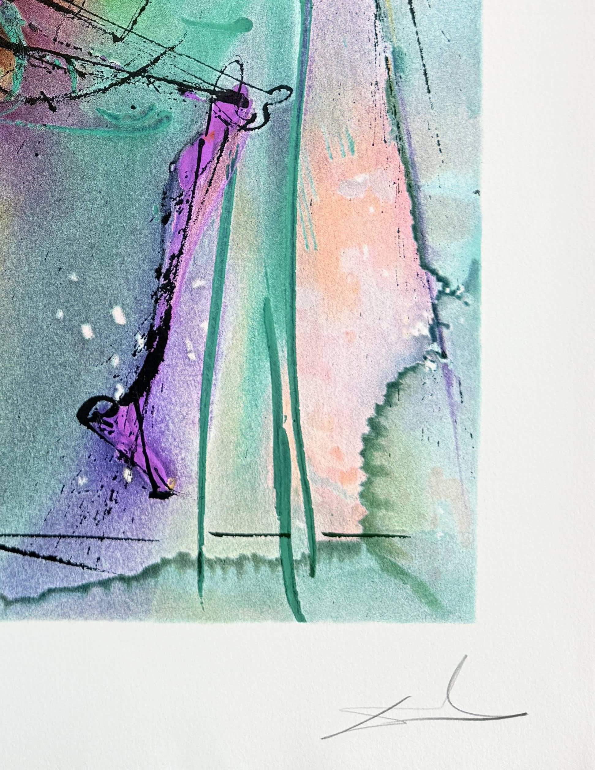 Salvador Dali - Le chavelier de la mort, 1970 - Image 5