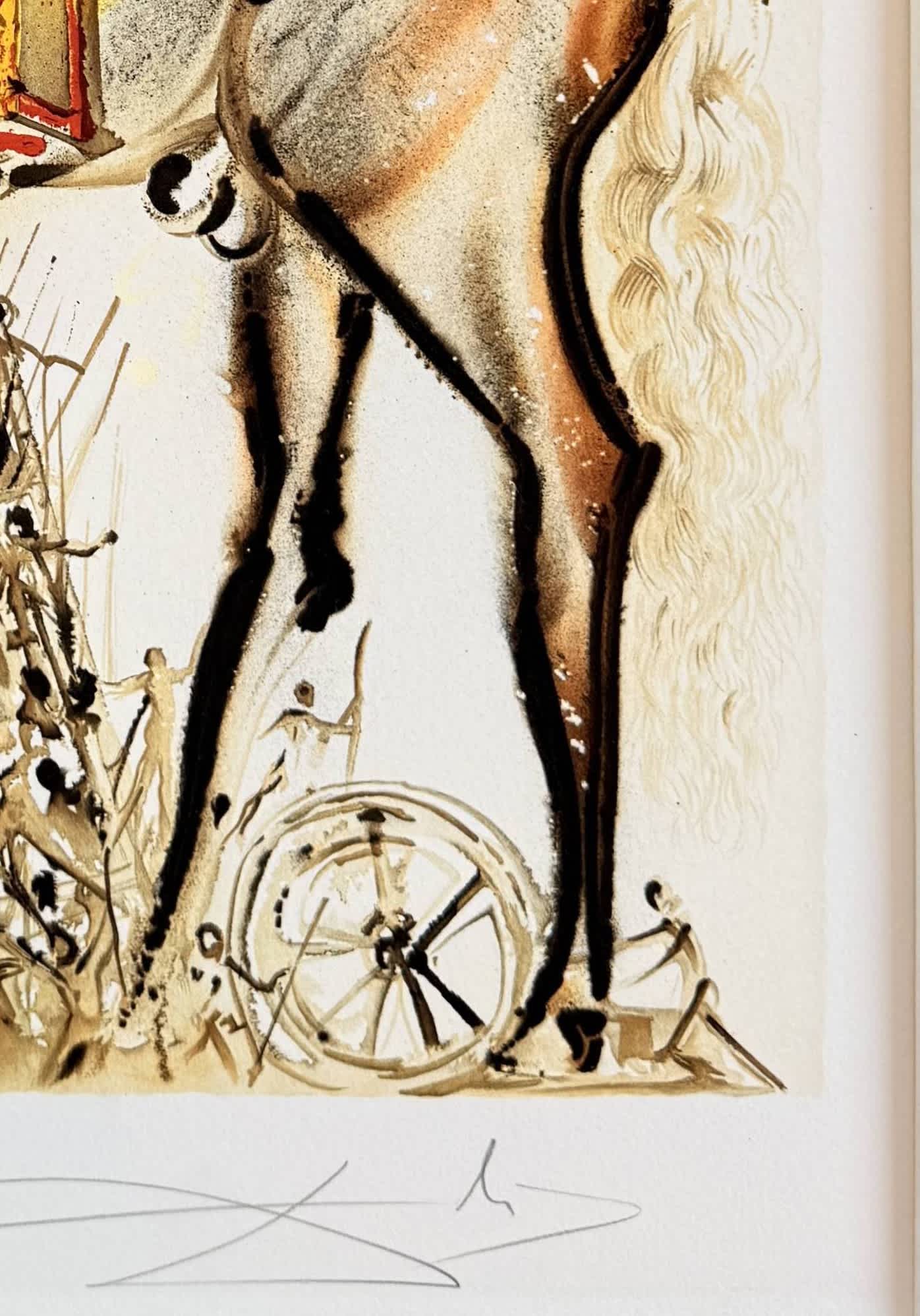 Salvador Dali - Le cheval de Troie, 1970 - Image 5