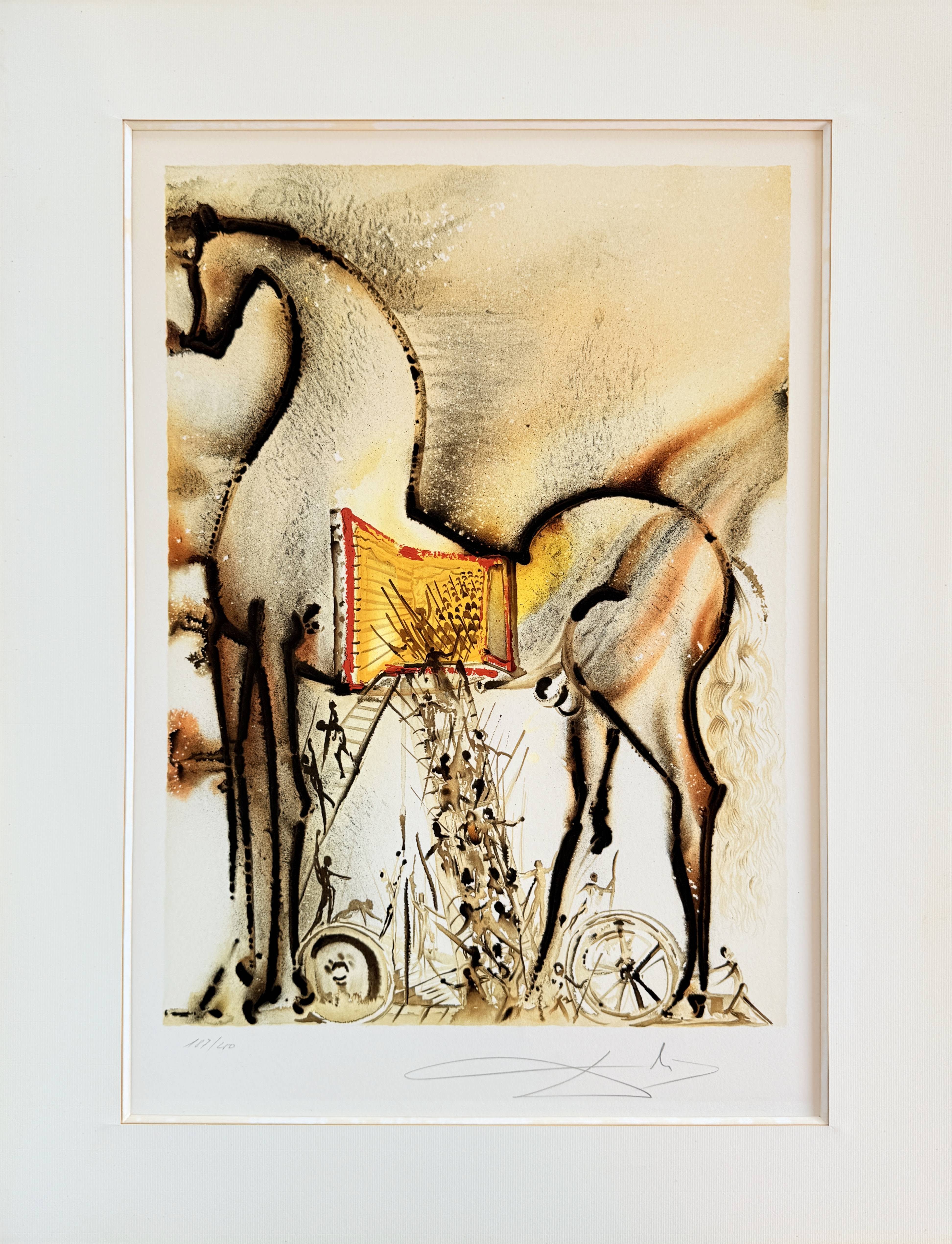 Salvador Dali - Le cheval de Troie, 1970 - Image 6