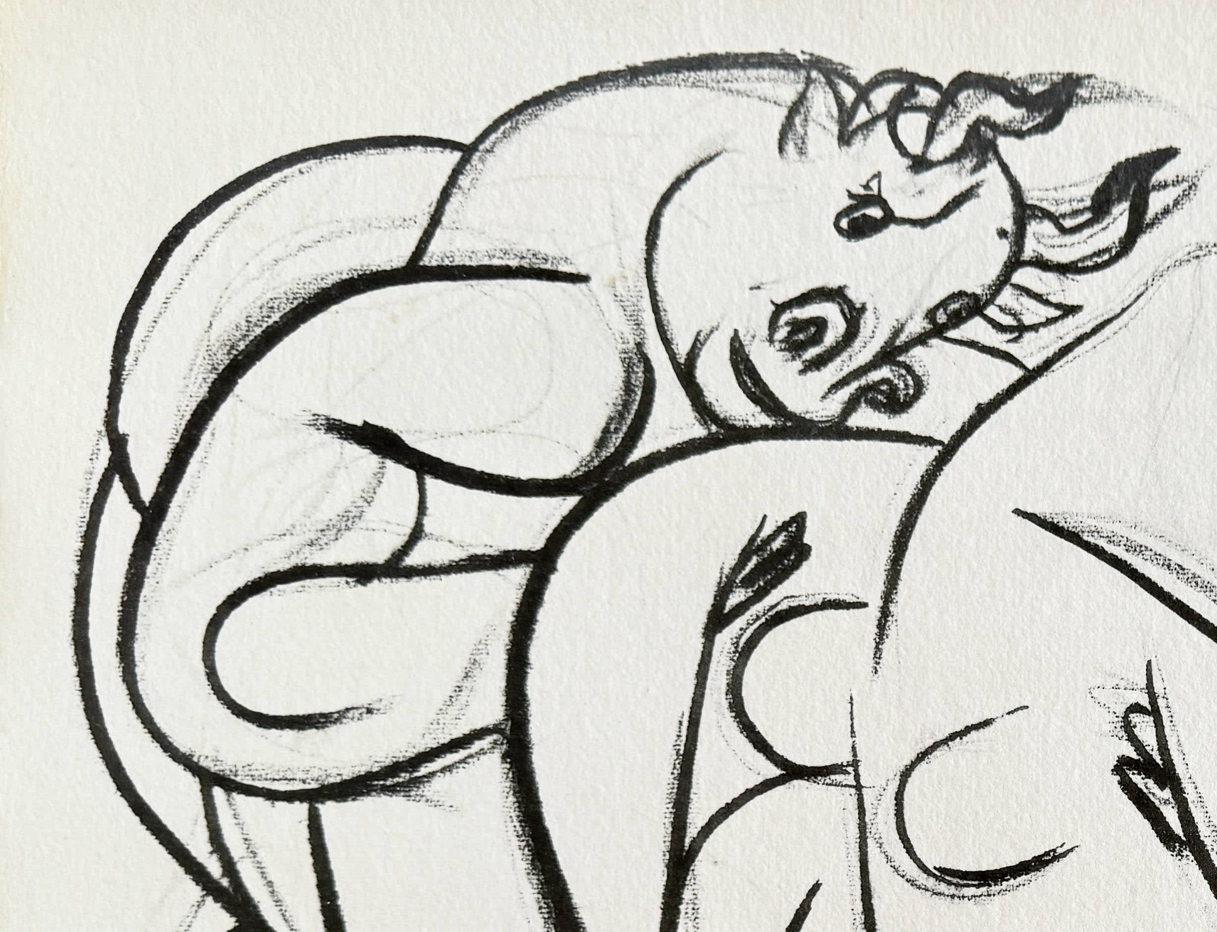 Pablo Picasso - Minoutaure et nue, 1967 - Image 2