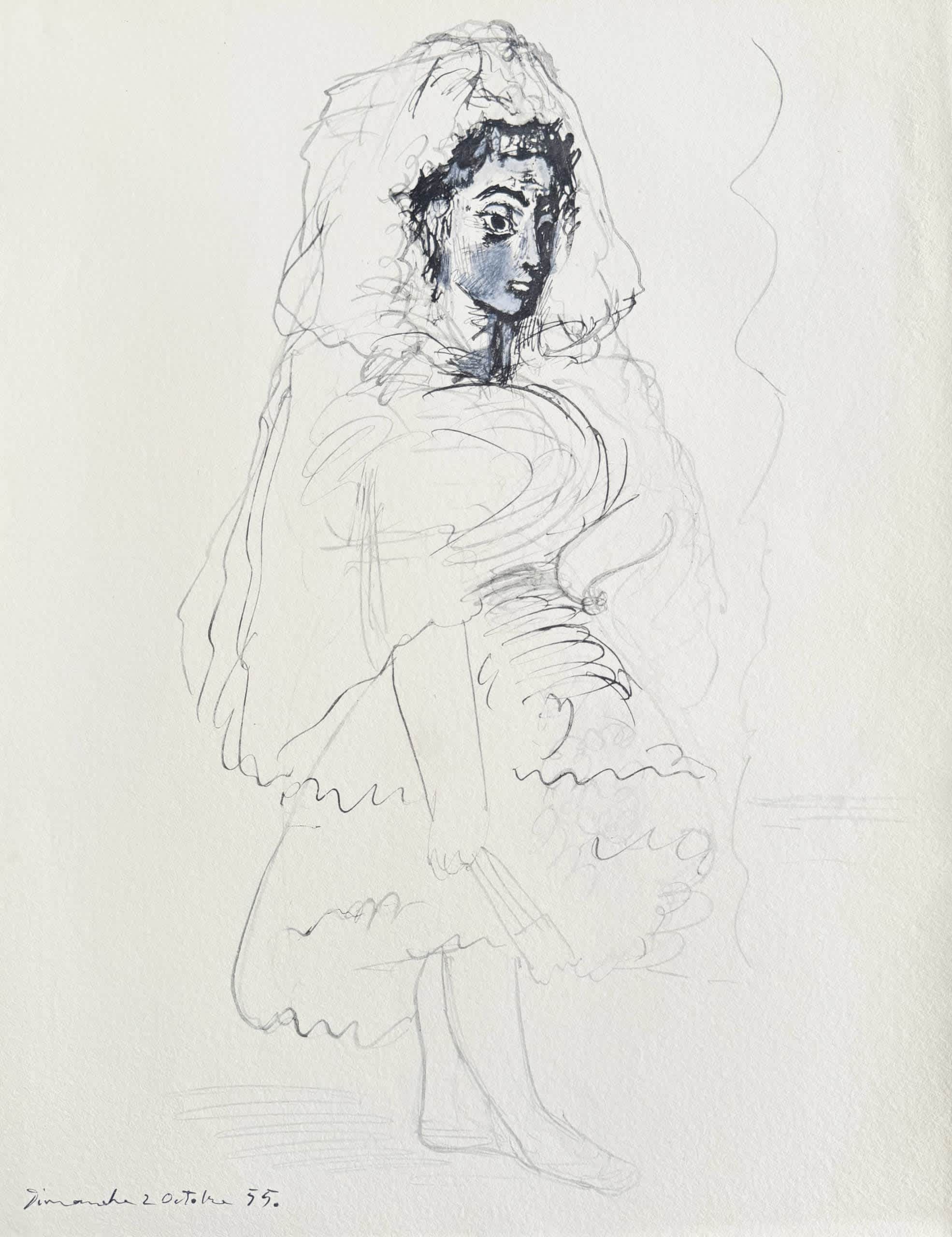 Pablo Picasso - Jacqueline en espagnole, 1967