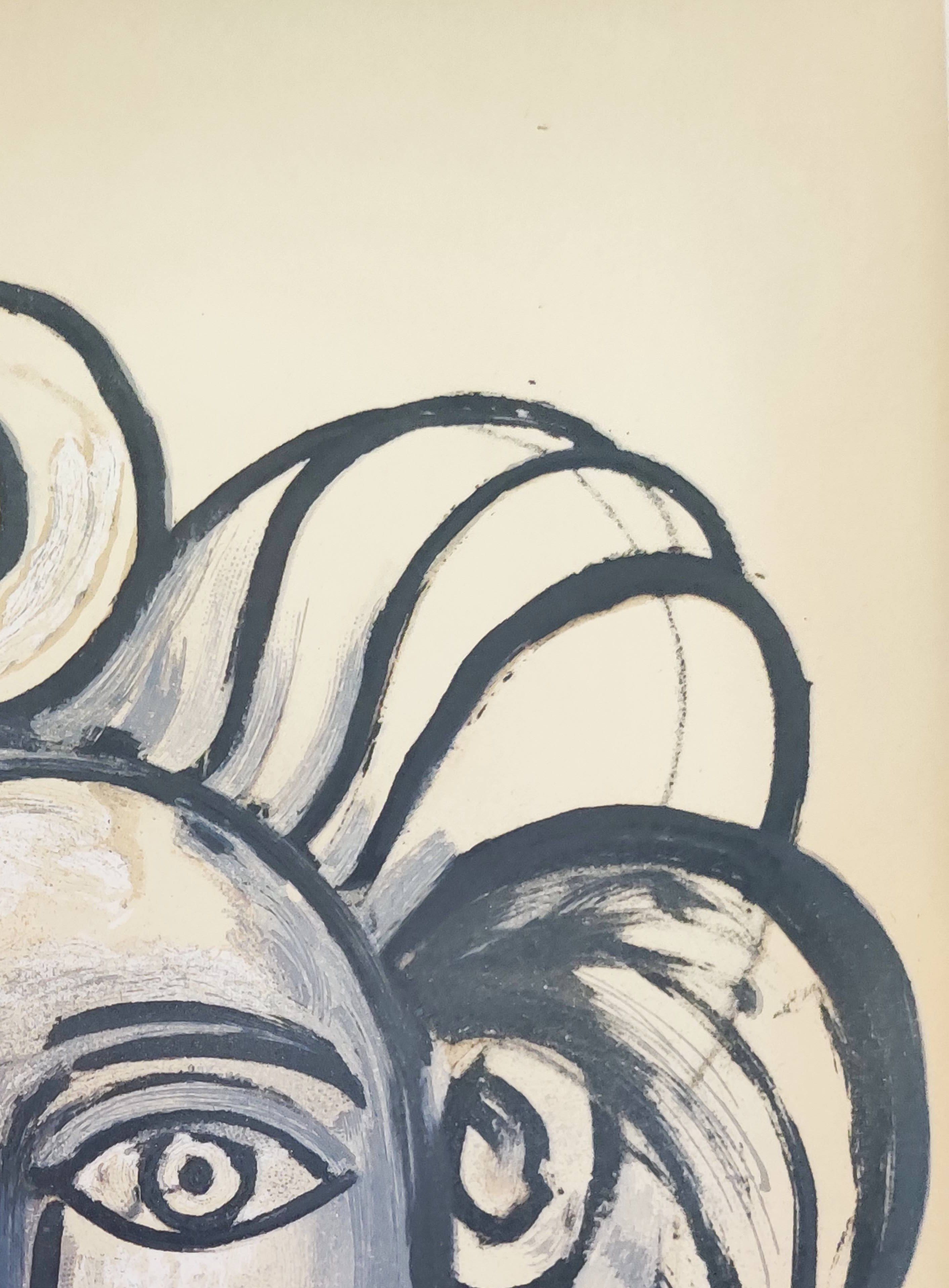 Pablo Picasso - Portrait of Francoise Gilot, 1954 - Image 3