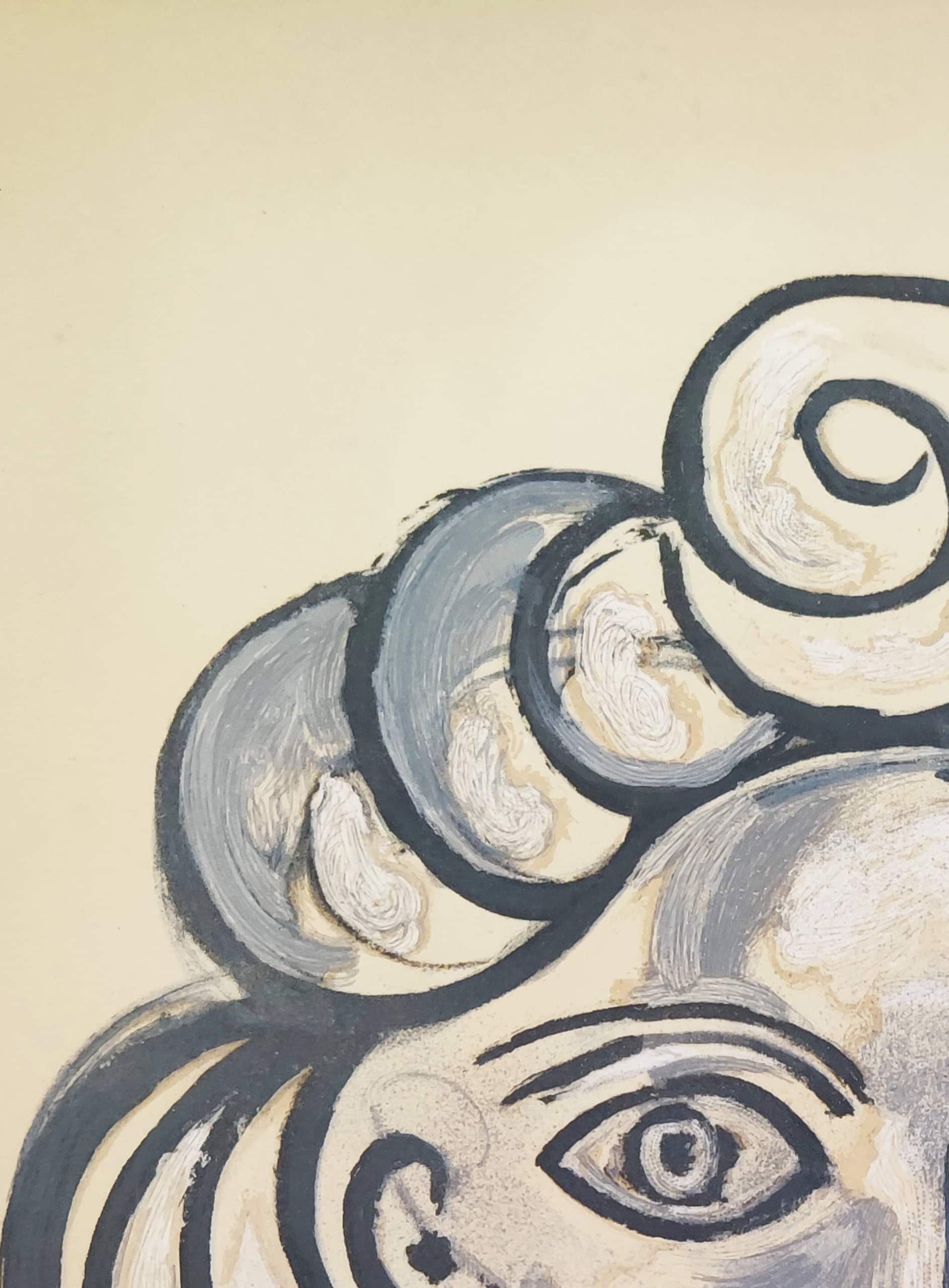 Pablo Picasso - Portrait of Francoise Gilot, 1954 - Image 2