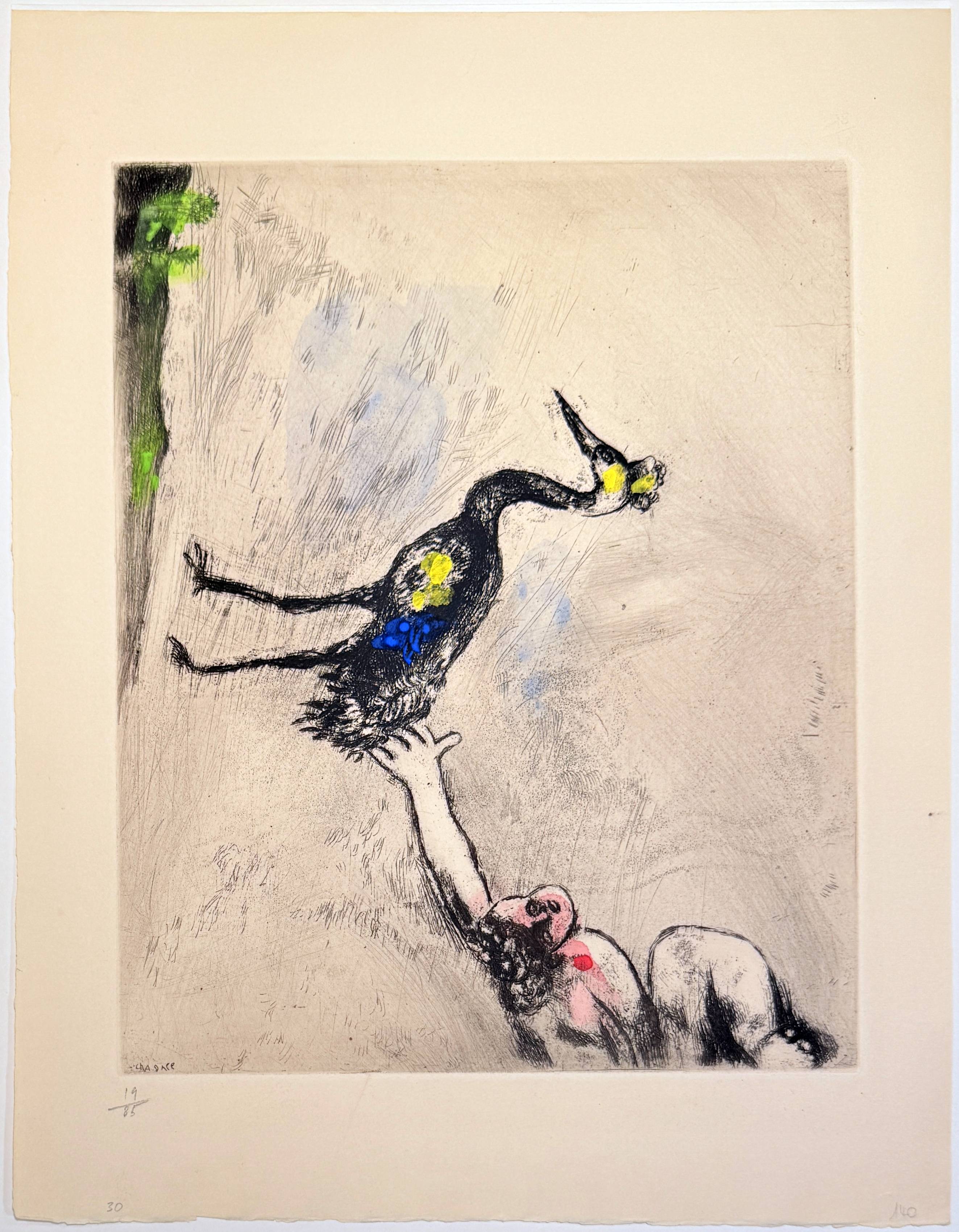 Marc Chagall - Les Grenouilles qui demandent un Roi, 1954 - Image 2