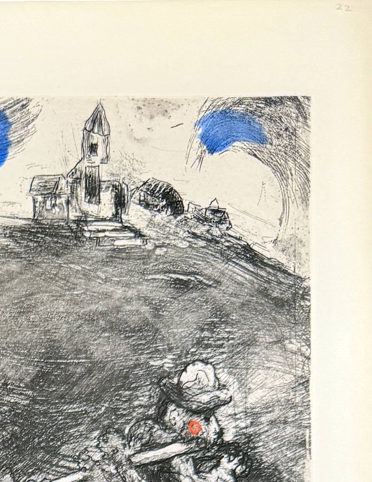 Marc Chagall - The Miller, His Son, and the Donkey, 1954 - Image 4
