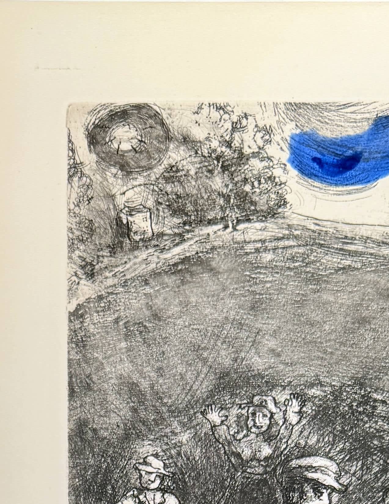 Marc Chagall - The Miller, His Son, and the Donkey, 1954 - Image 3