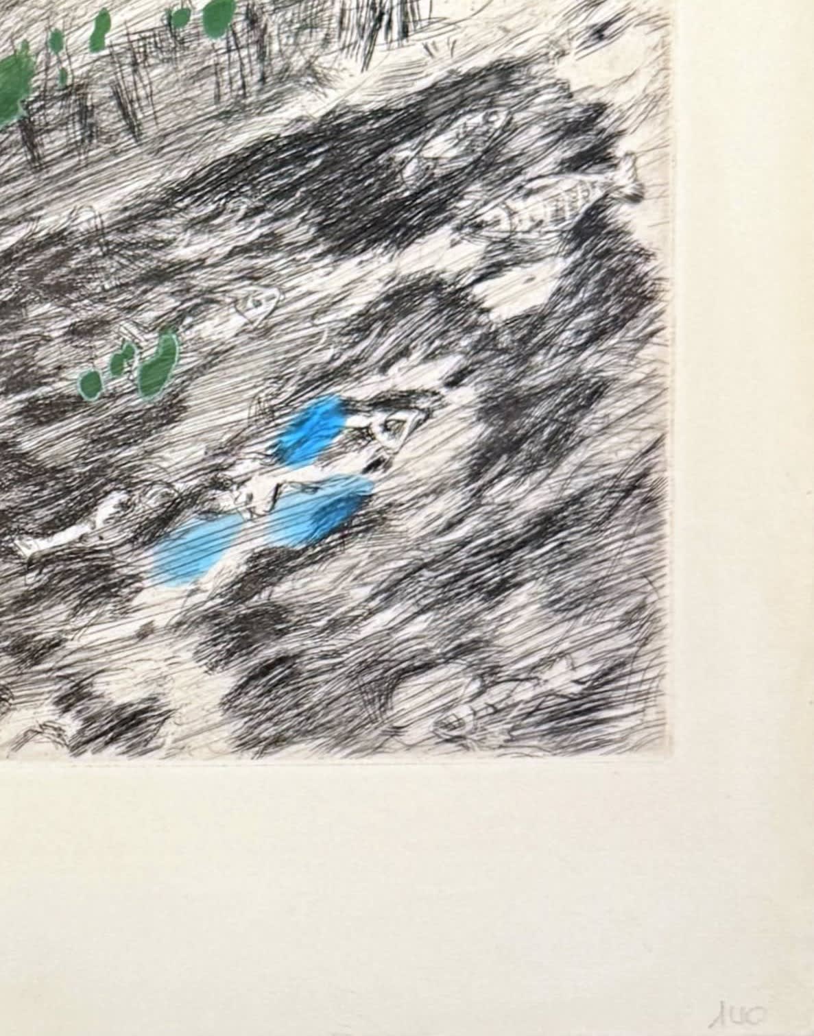 Marc Chagall - The Heron, 1954 - Image 6
