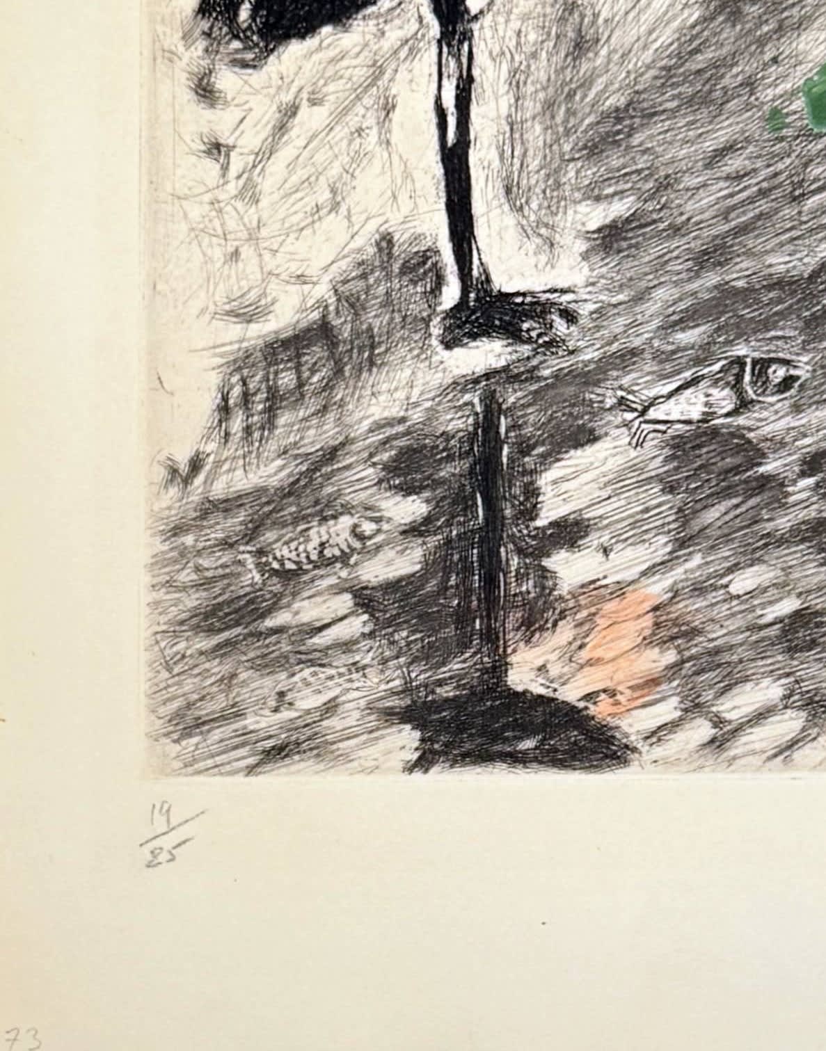 Marc Chagall - The Heron, 1954 - Image 5