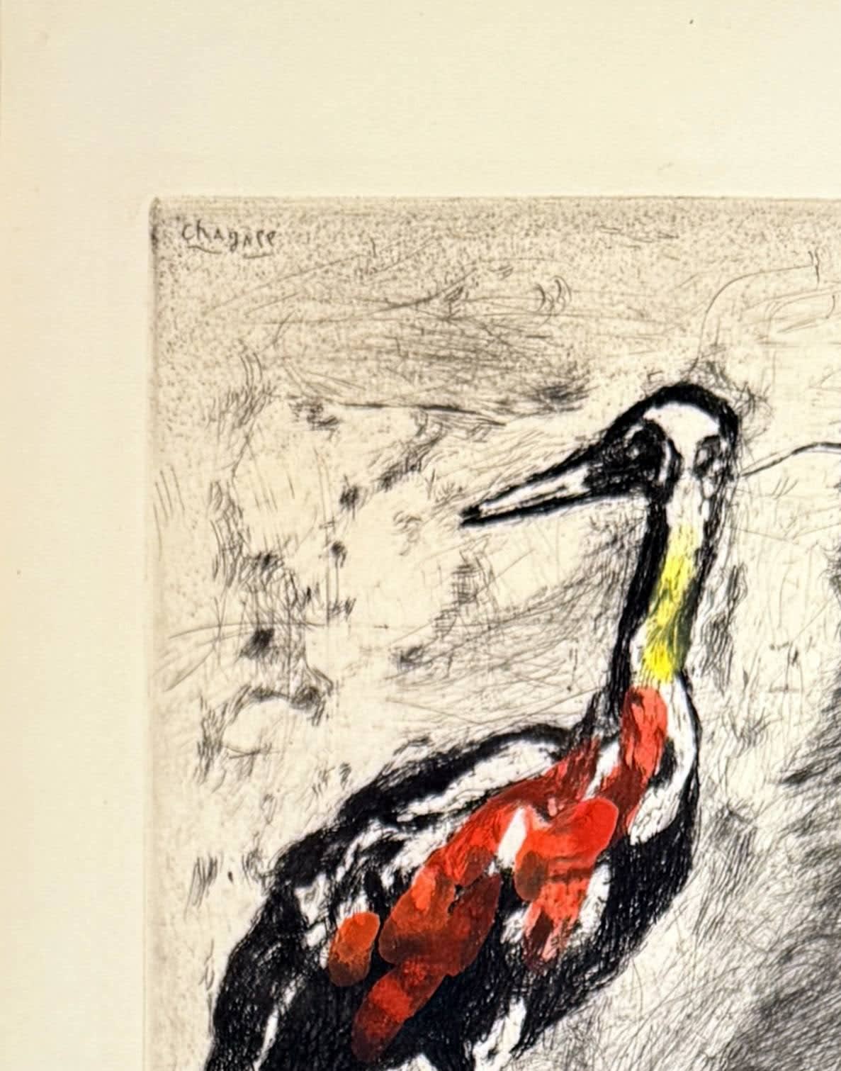 Marc Chagall - The Heron, 1954 - Image 3
