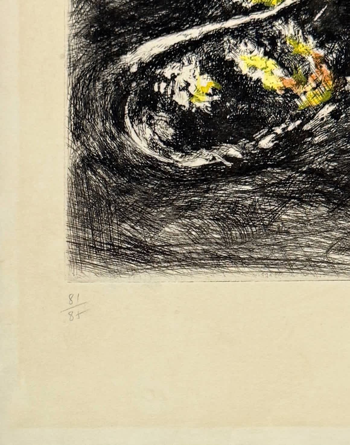 Marc Chagall - Le lion et le moucheron, 1954 - Image 4