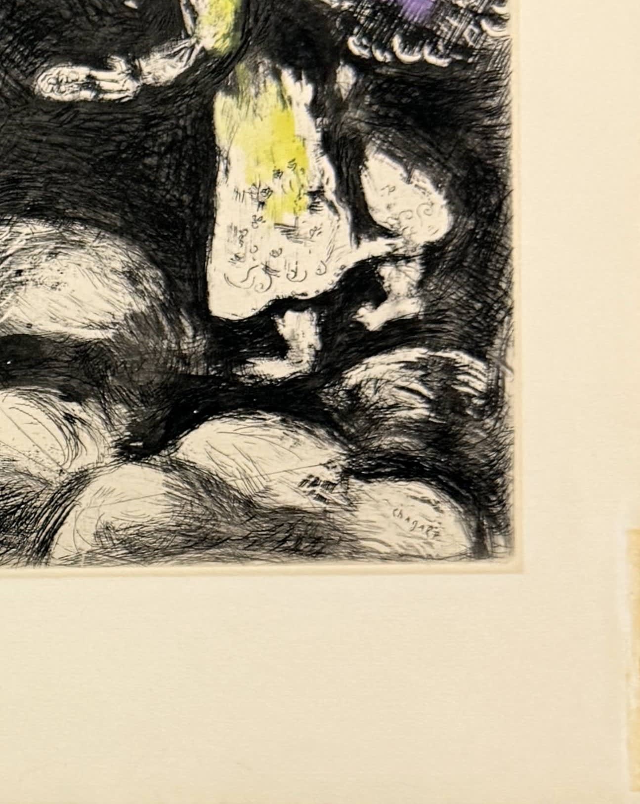 Marc Chagall - L'Ivrogne et sa Femme, 1954 - Image 6