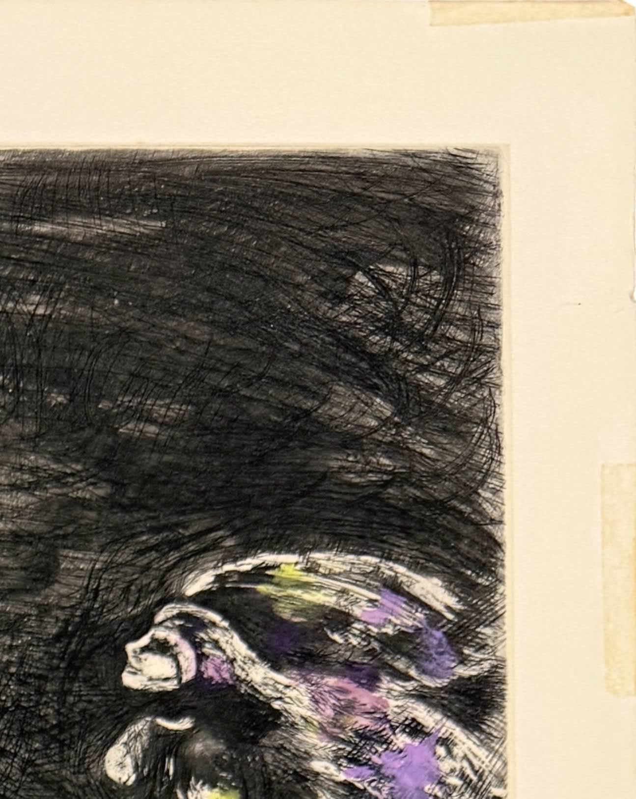 Marc Chagall - L'Ivrogne et sa Femme, 1954 - Image 4