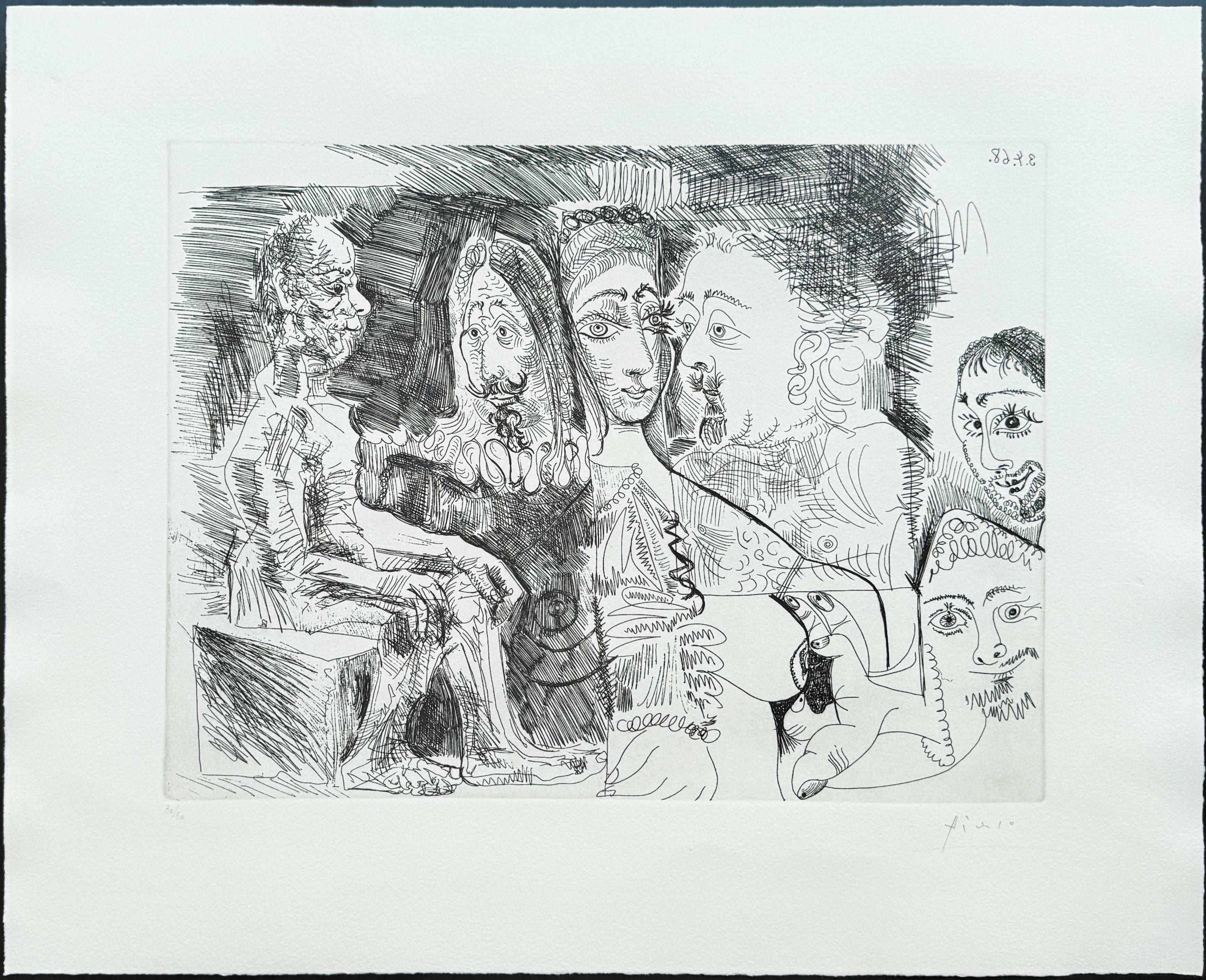 Pablo Picasso - Suite 347, 4 avril 1968, L. 16, 1968 - Image 7