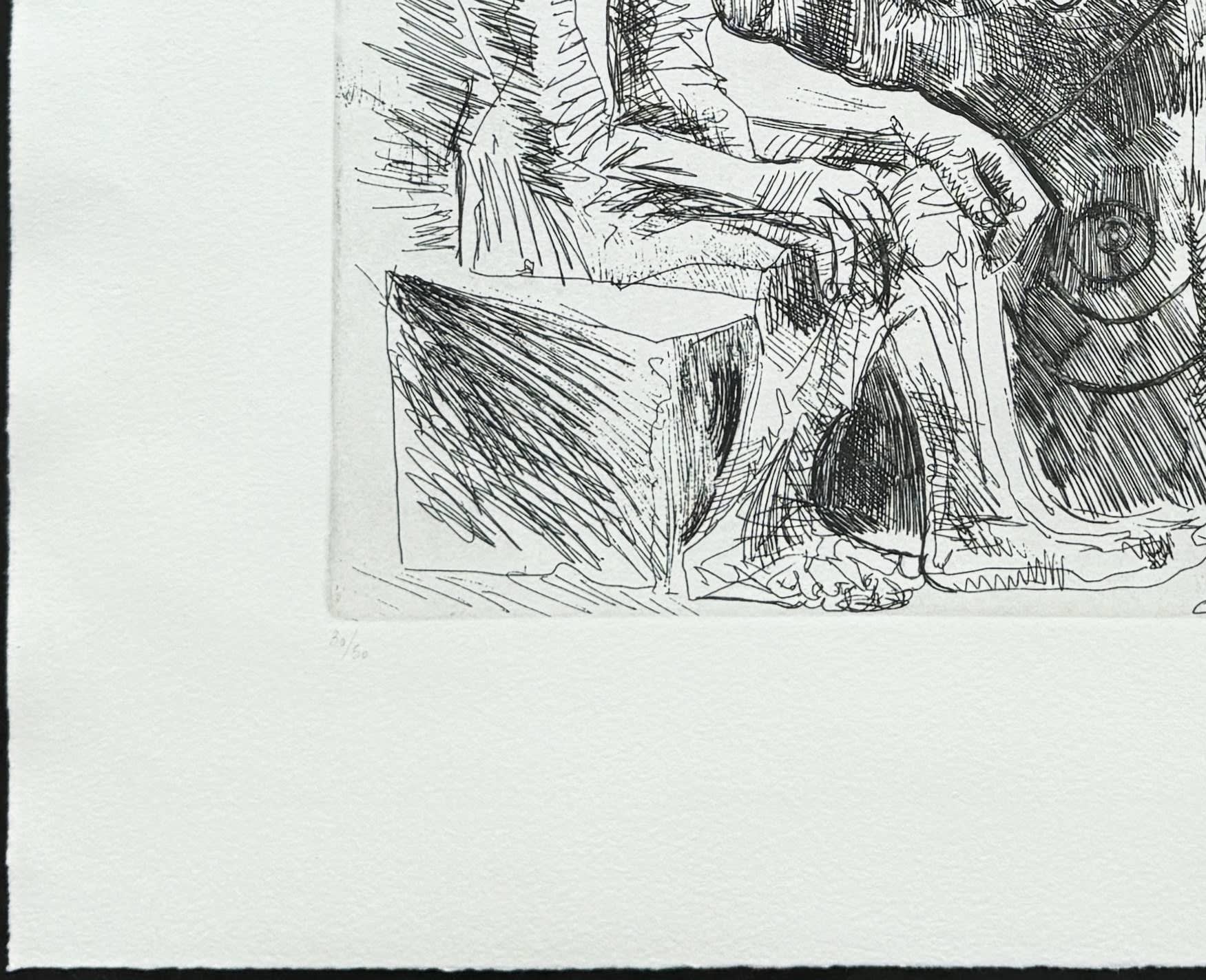 Pablo Picasso - Suite 347, 4 avril 1968, L. 16, 1968 - Image 5