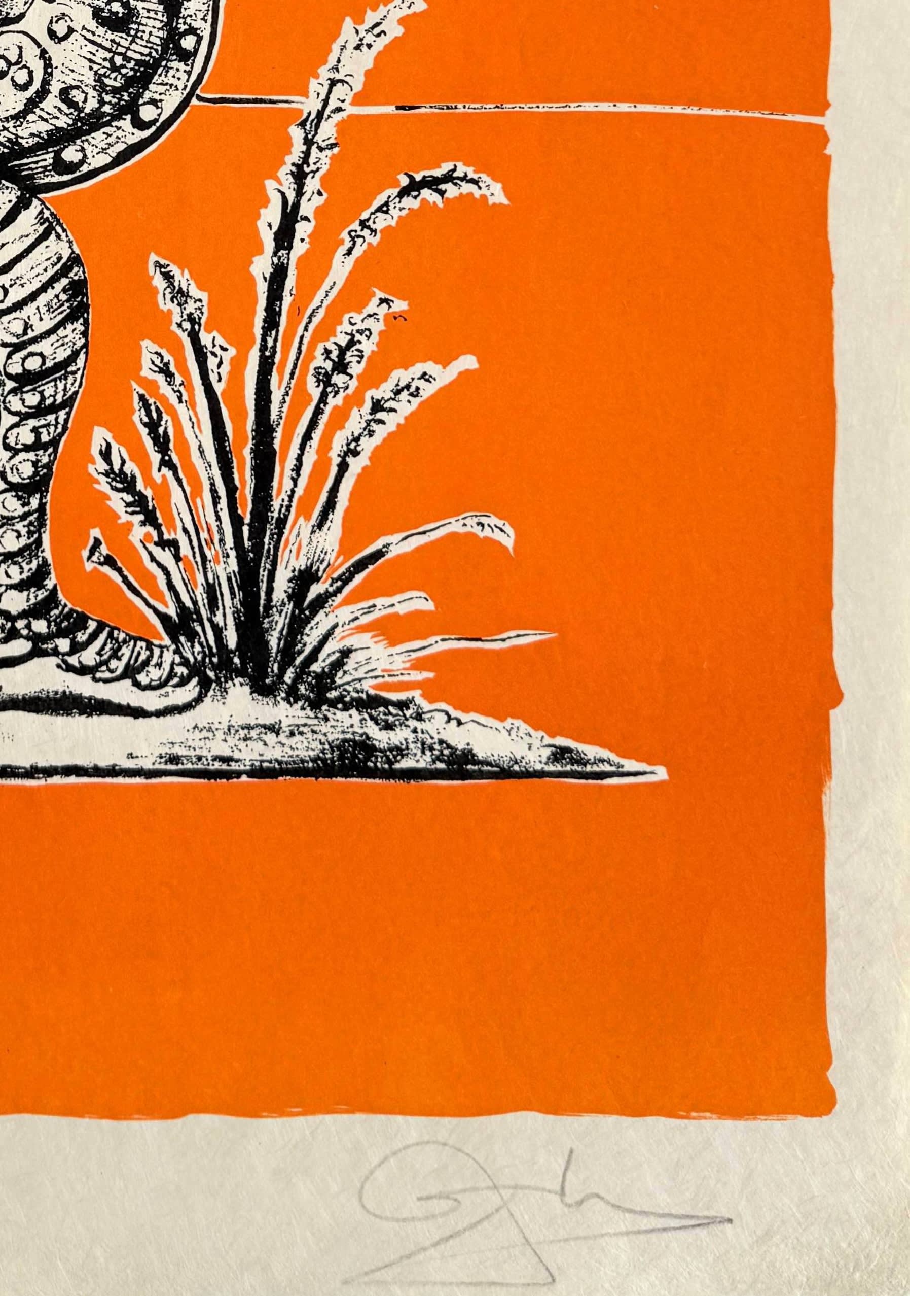 Salvador Dali - Les Songes Drôlatiques de Pantagruel, Planche XXIV, 1973 - Image 5