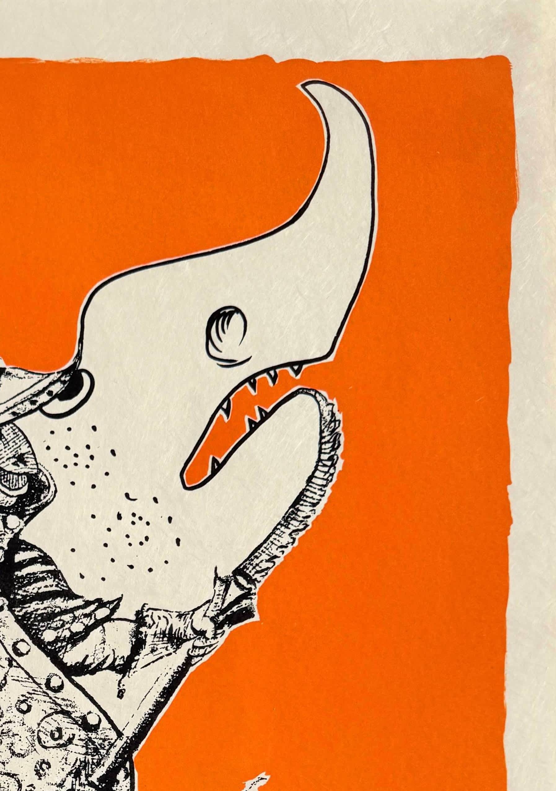 Salvador Dali - Les Songes Drôlatiques de Pantagruel, Planche XXIV, 1973 - Image 3