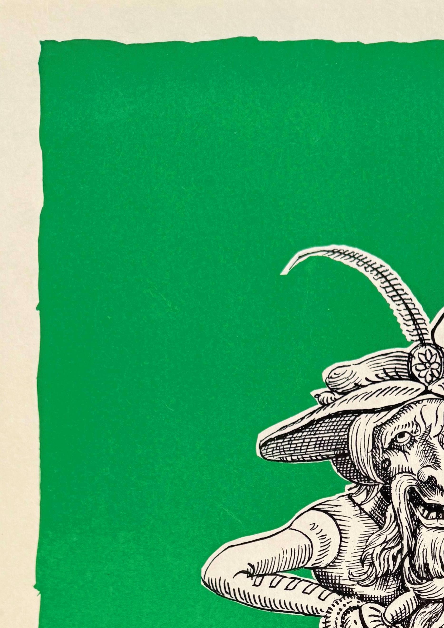 Salvador Dali - Les Songes Drôlatiques de Pantagruel, Planche I, 1973 - Image 3