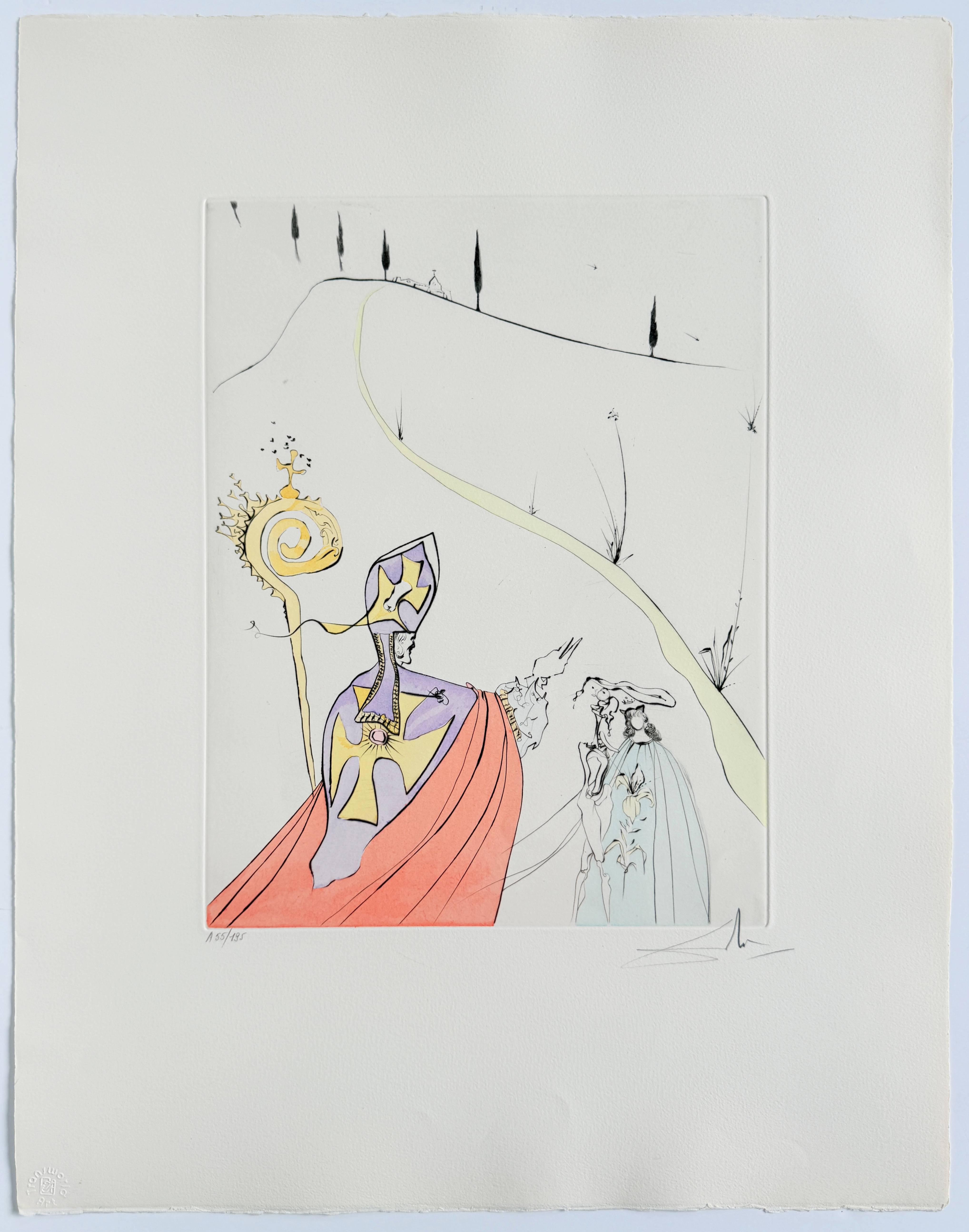 Salvador Dali - The Divine Love of Gala, 1973 - Image 6