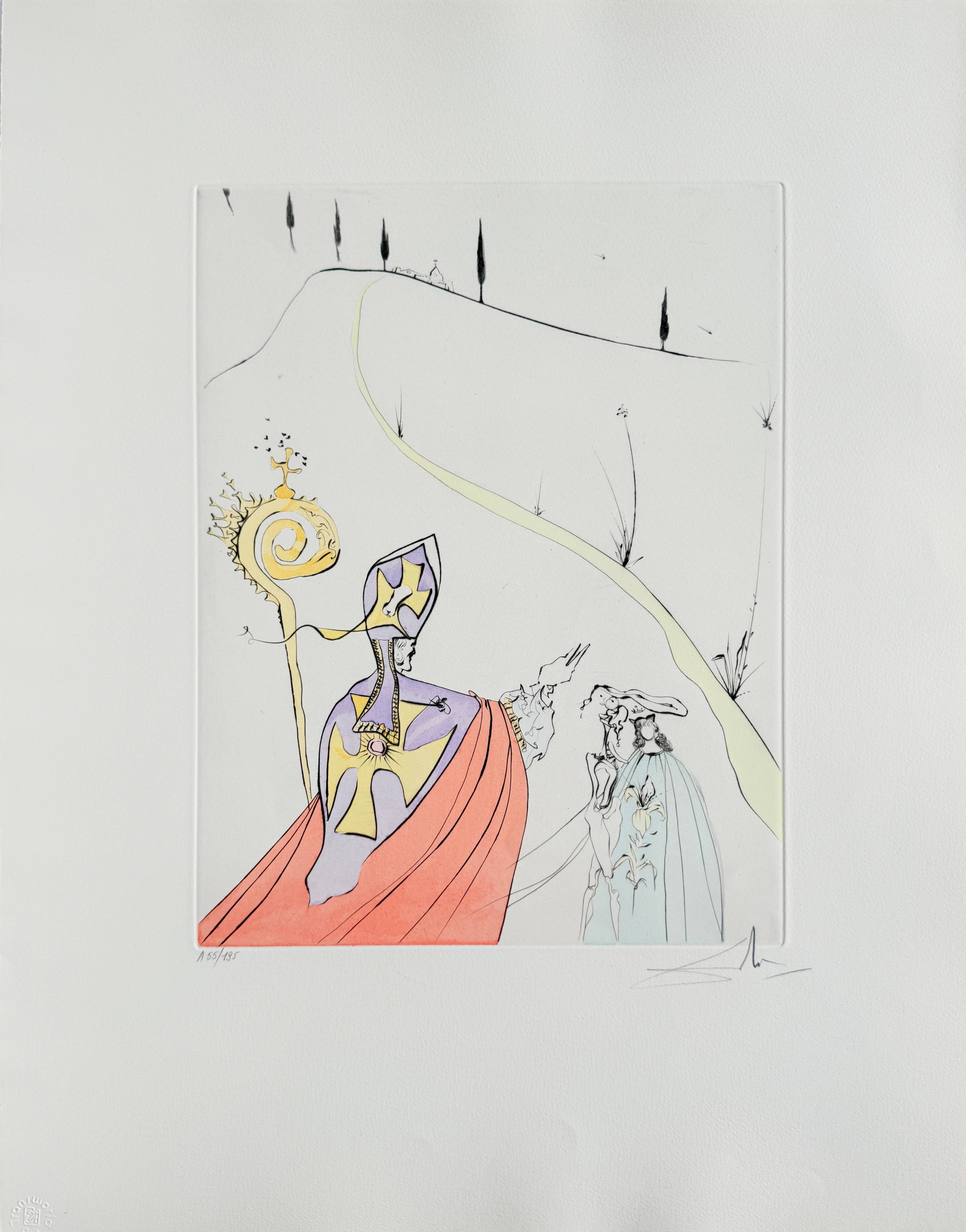 Salvador Dali - The Divine Love of Gala, 1973