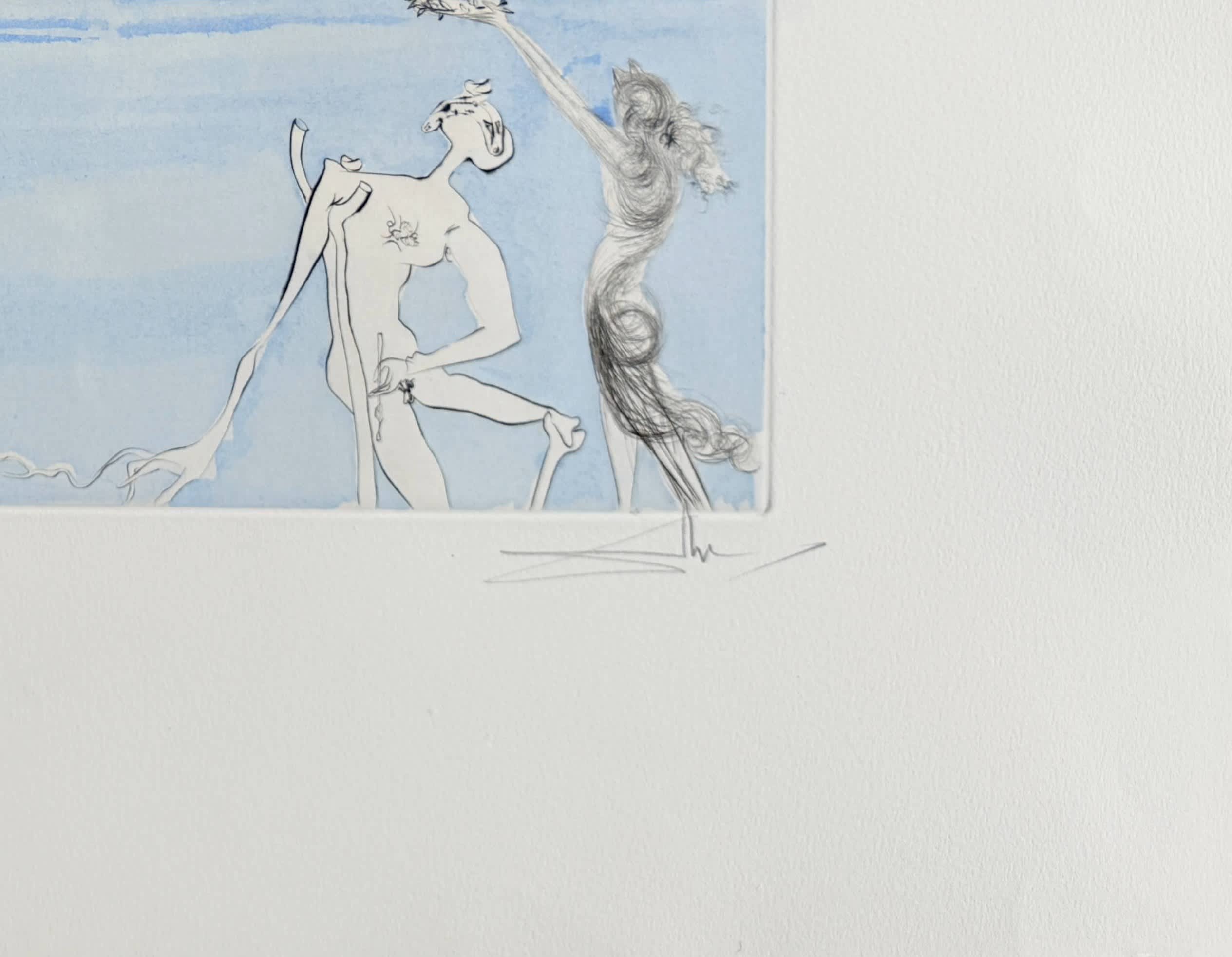 Salvador Dali - The Laurels of Happiness, 1973 - Image 5