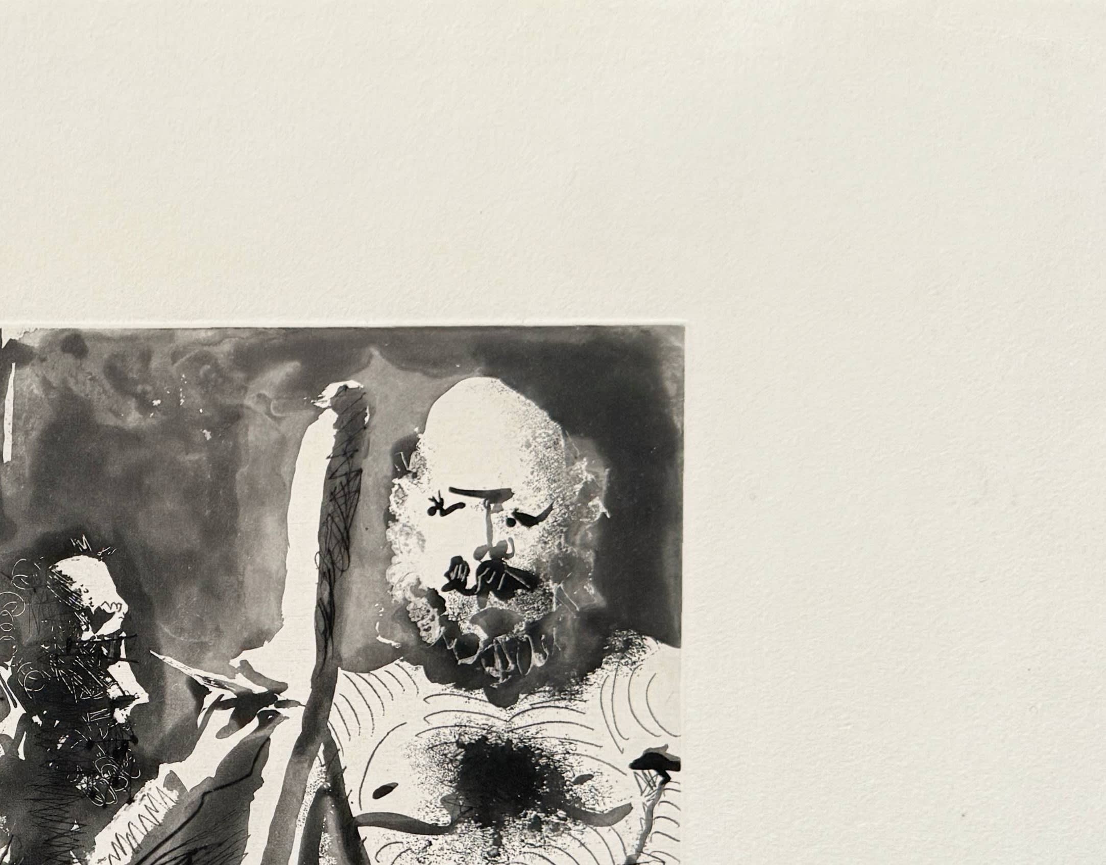 Pablo Picasso - Les bleus de Barcelone, 1963 - Image 4