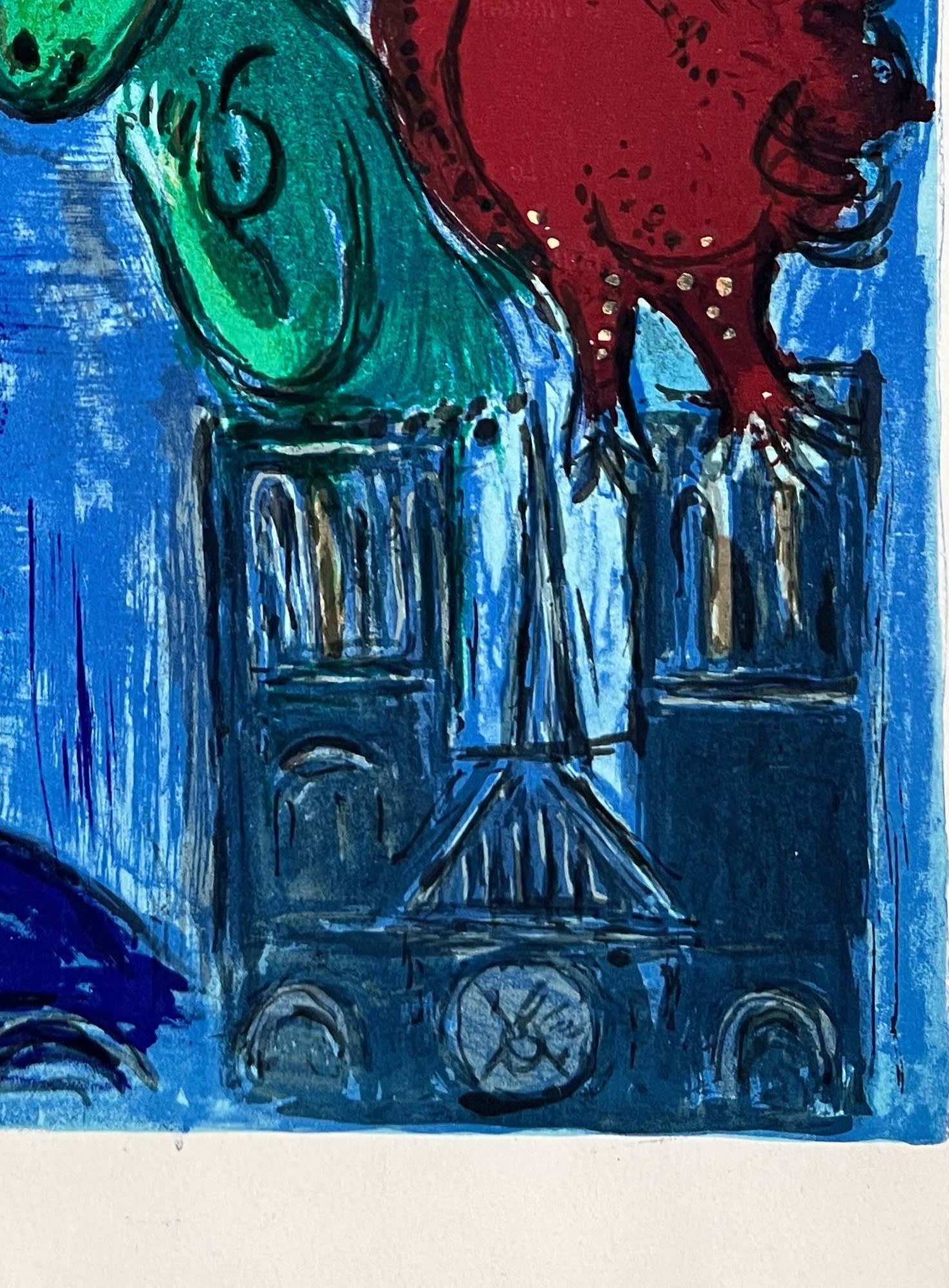 Marc Chagall - Les Monstres de Notre-Dame, 1954 - Image 5
